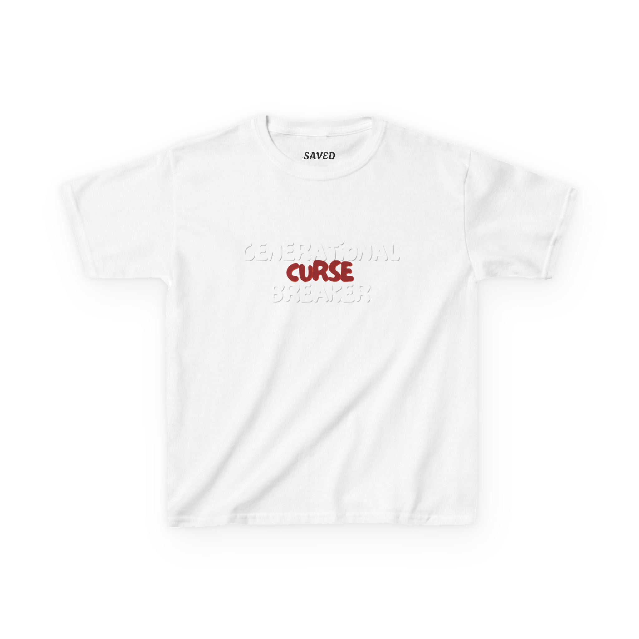 Generational Curse Breaker Inspirational Kids Tee with Scripture, Youth Casual Wear, Faith-Based Gift, Religious Kids Apparel, Cute Christian Shirt