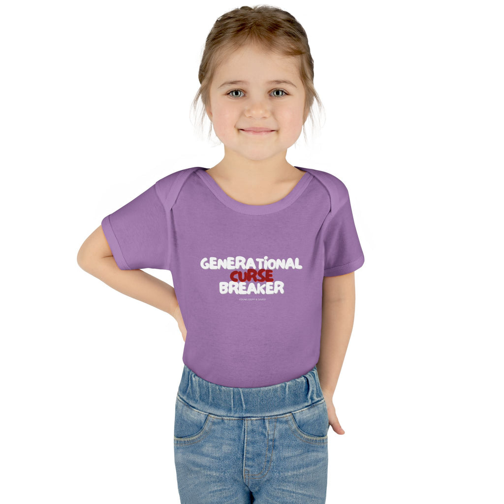 Generational Curse Breaker Infant Bodysuit | Cute Baby Outfit, Baby Shower Gift, Toddler Clothing, Inspirational Baby Onesie, Funny Gift