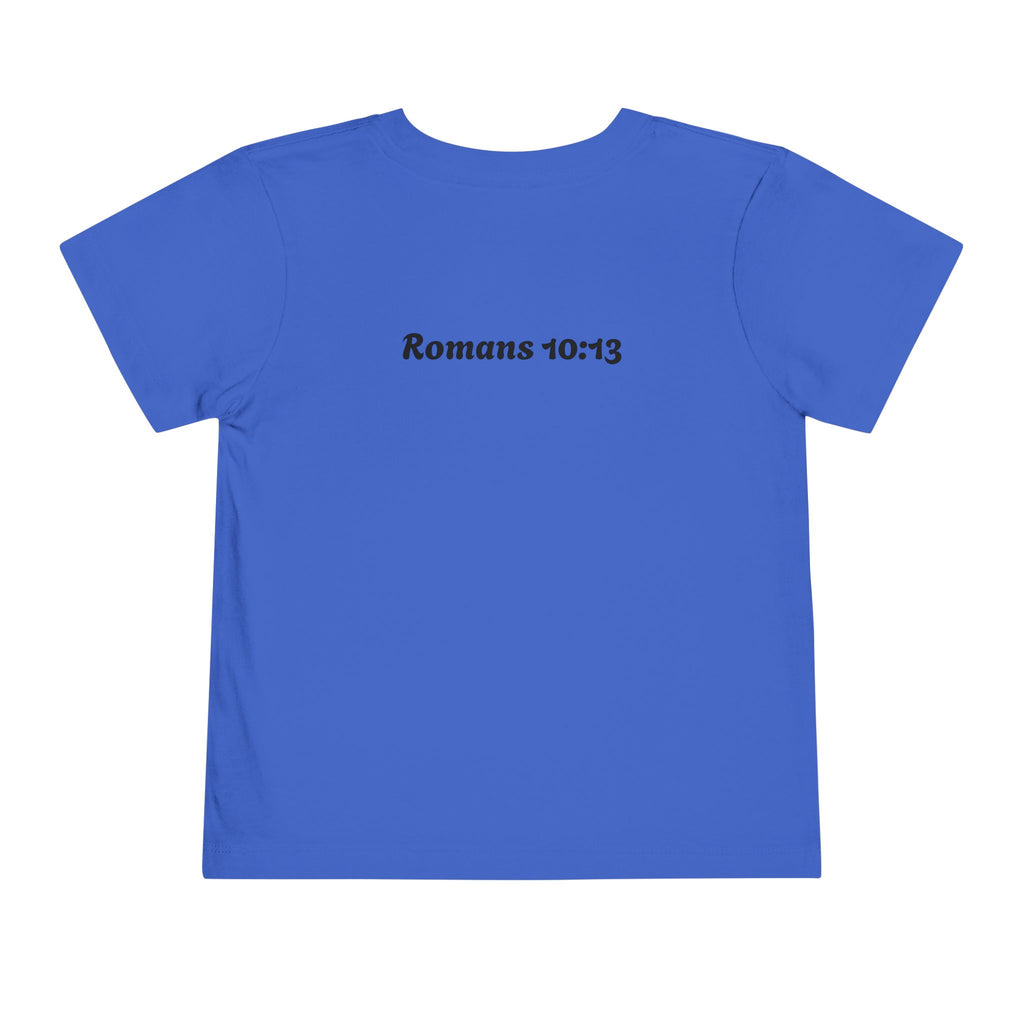 Generational Curse Breaker Toddler Short Sleeve Tee with 'Curse' Design and 'Romans 10:13' Quote, Cute Kids' Casual Top, Faith-Based Gift, Summer Essentials, [...]