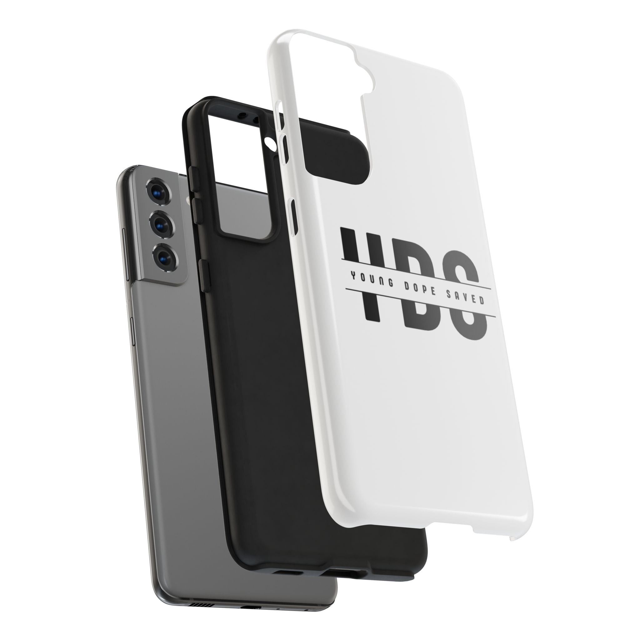 Young Dope & Saved Bold Tough Phone Cases - Stylish Protective Cover for Young Trendsetters, Unique Gift for Teens, Durable Phone Accessories, Modern Design