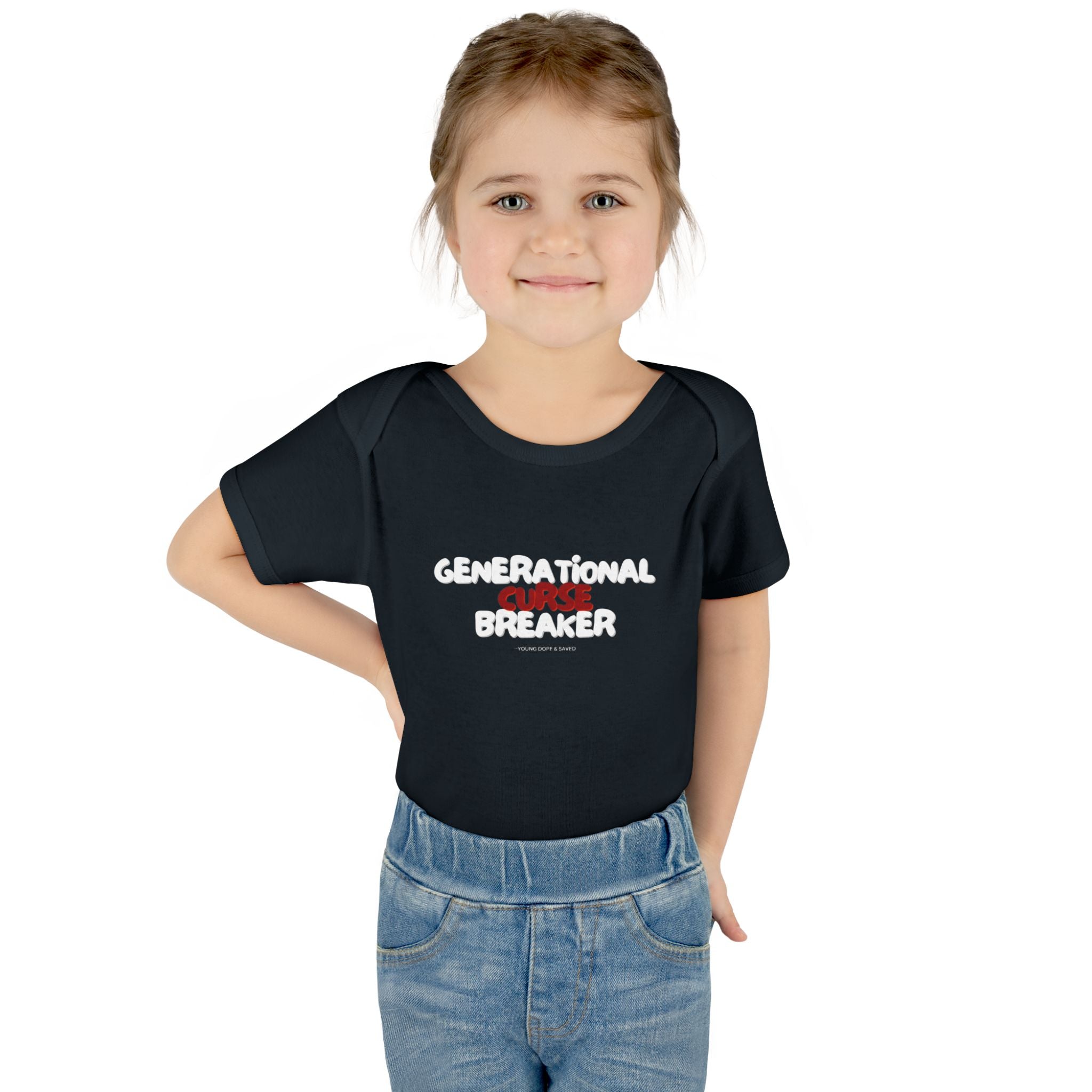 Generational Curse Breaker Infant Bodysuit | Cute Baby Outfit, Baby Shower Gift, Toddler Clothing, Inspirational Baby Onesie, Funny Gift