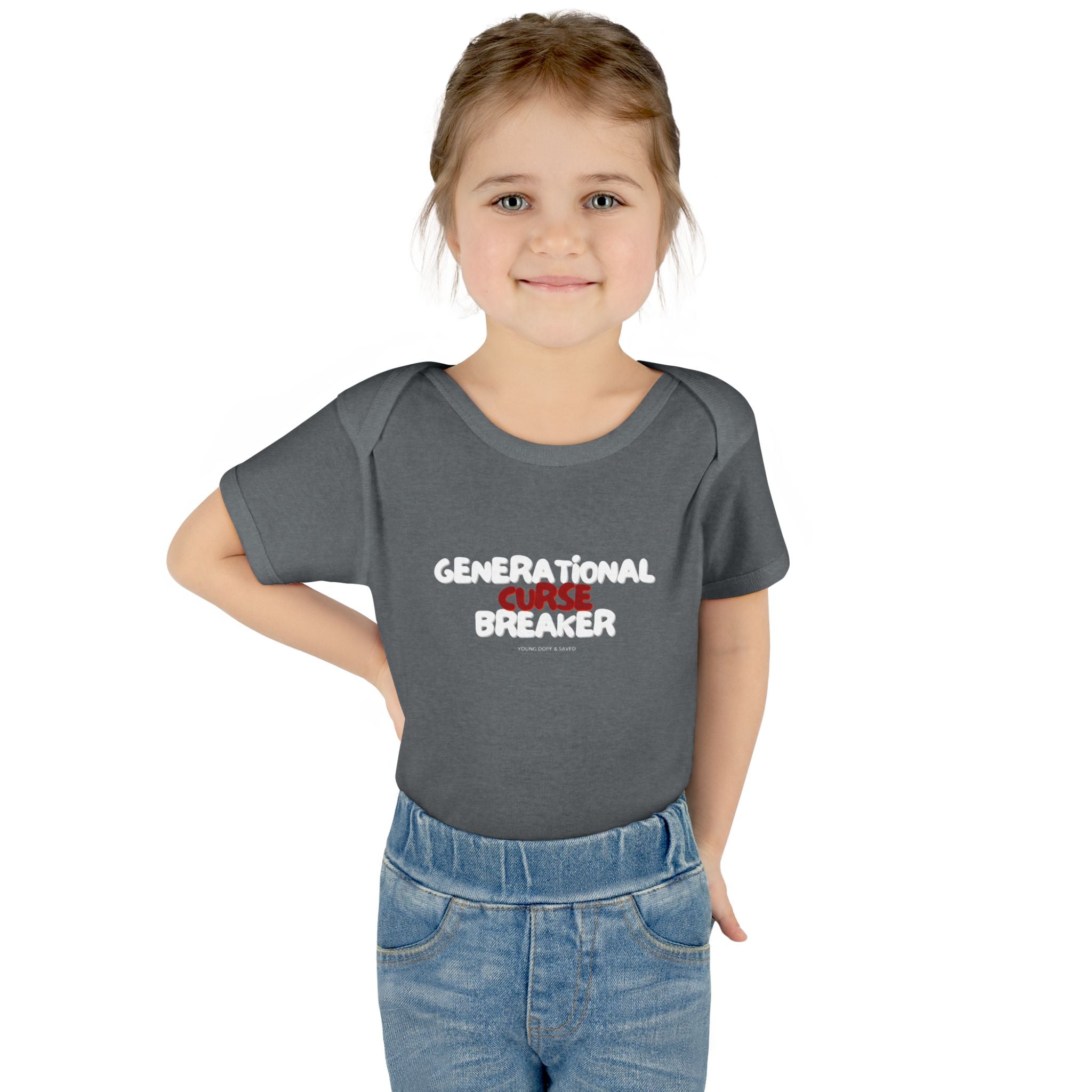 Generational Curse Breaker Infant Bodysuit | Cute Baby Outfit, Baby Shower Gift, Toddler Clothing, Inspirational Baby Onesie, Funny Gift