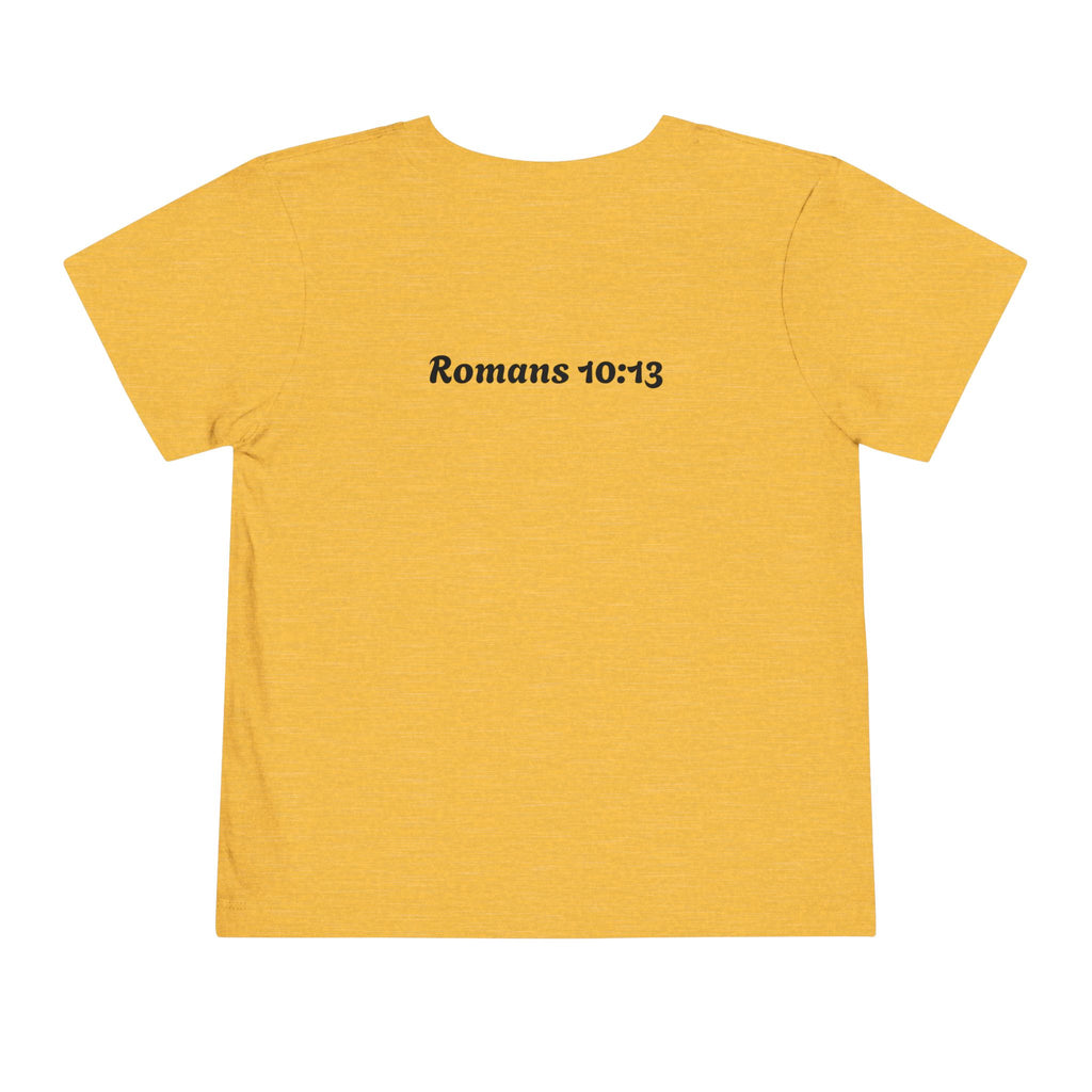 Generational Curse Breaker Toddler Short Sleeve Tee with 'Curse' Design and 'Romans 10:13' Quote, Cute Kids' Casual Top, Faith-Based Gift, Summer Essentials, [...]