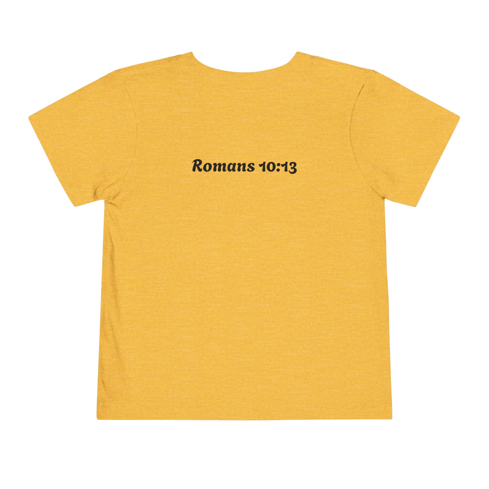 Generational Curse Breaker Toddler Short Sleeve Tee with 'Curse' Design and 'Romans 10:13' Quote, Cute Kids' Casual Top, Faith-Based Gift, Summer Essentials, [...]
