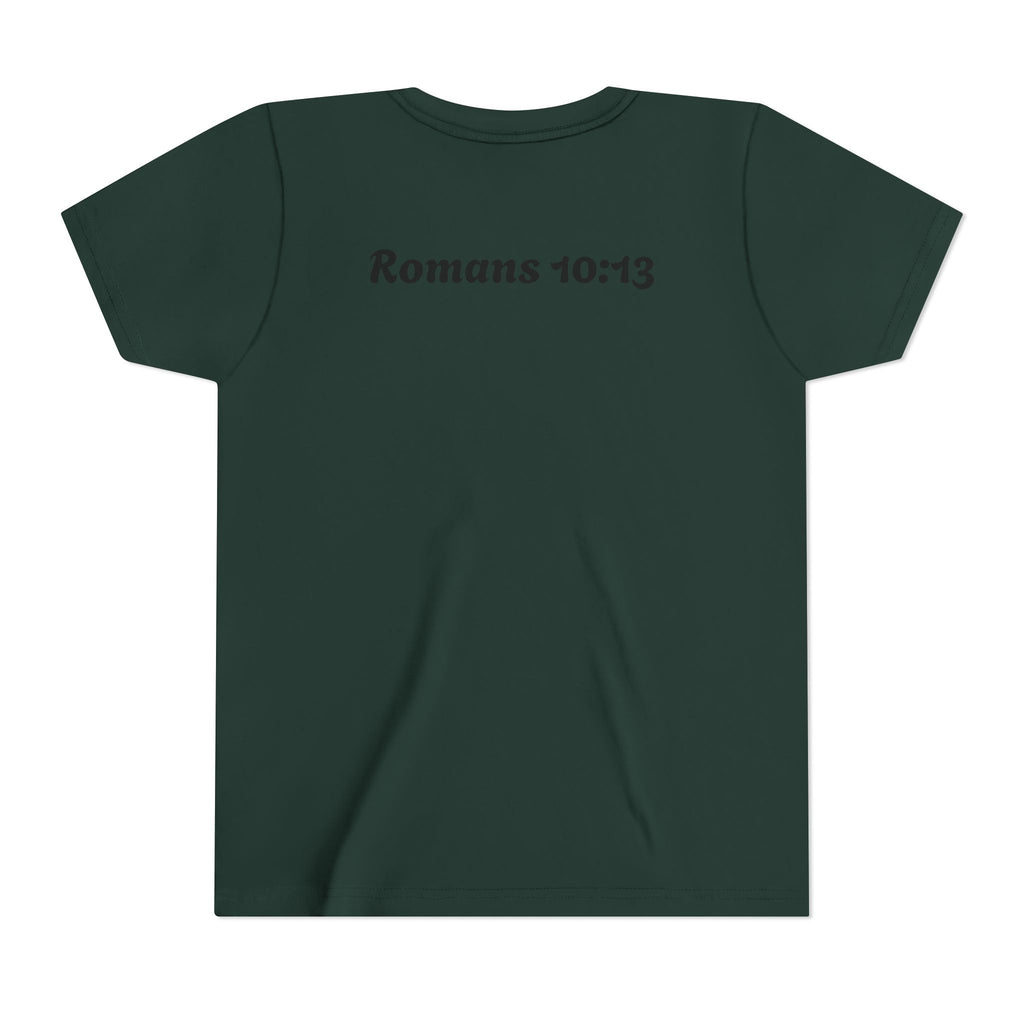 Generational Curse Breaker Youth Short Sleeve Tee with Inspirational Text, Faith-Based T-Shirt, Religious Youth Wear, Cute Christian Gift, Summer Tee