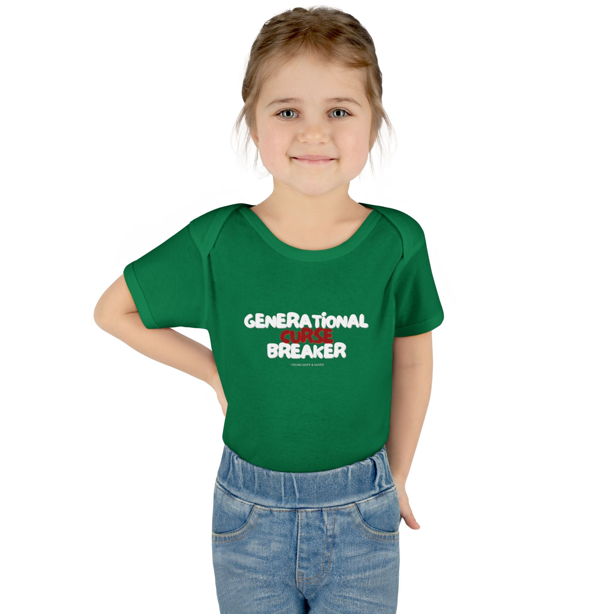 Generational Curse Breaker Infant Bodysuit | Cute Baby Outfit, Baby Shower Gift, Toddler Clothing, Inspirational Baby Onesie, Funny Gift