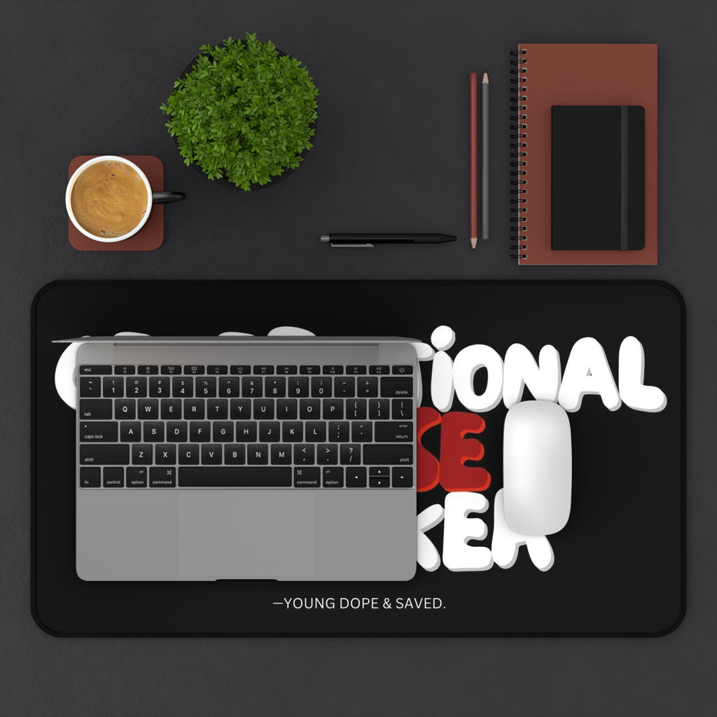 Generational Curse Breaker Desk Mat - Empowering Workspace Decor, Gamer Gift, College Essential, Inspirational Office Mat, Custom Mouse Pad