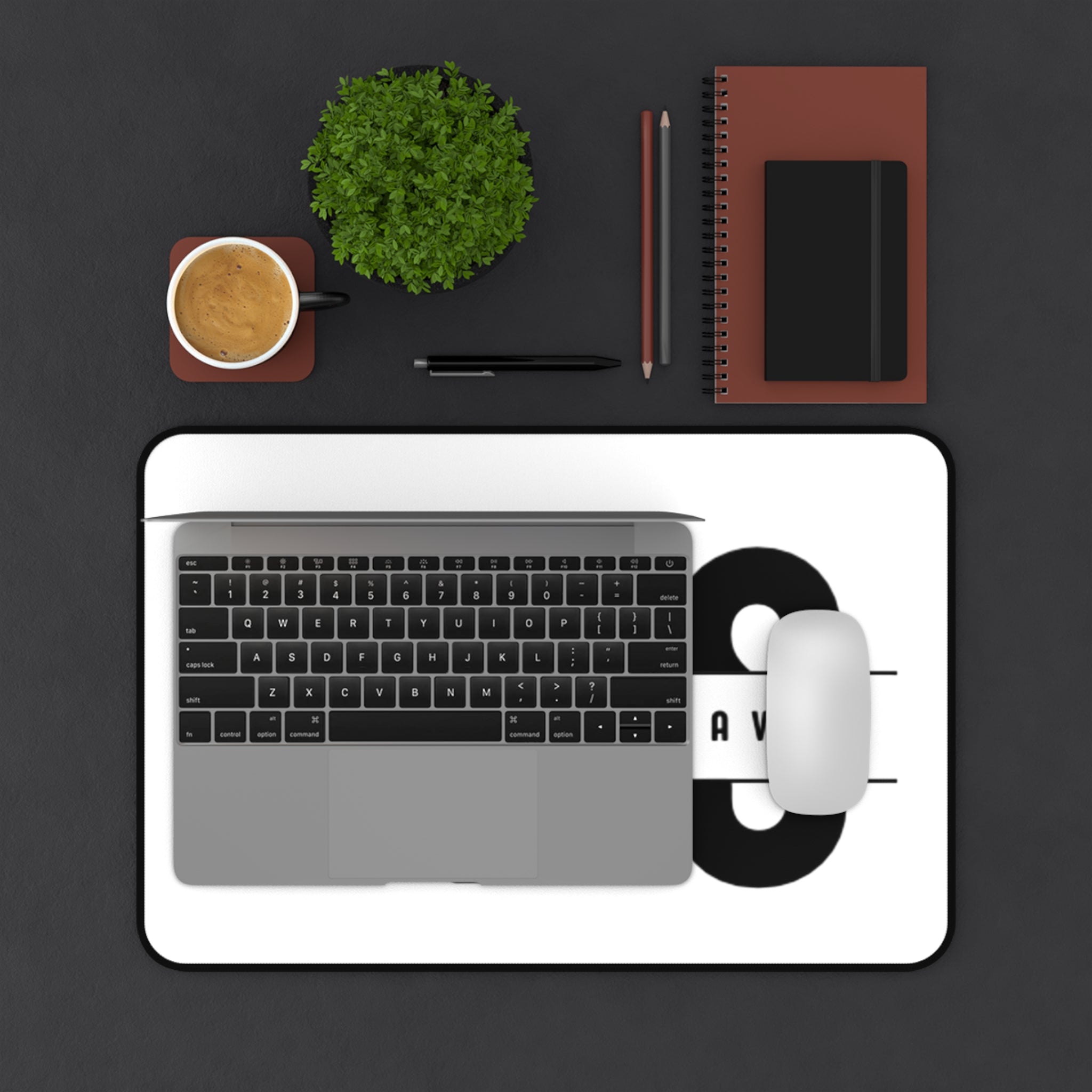 Modern Desk Mat - Stylish Office Decor, Young Dope Saved, Office Accessories, Gamer Mat, Teacher Gift, Minimalist Design