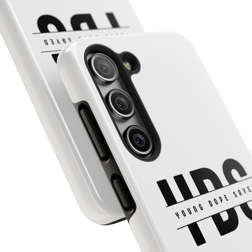 Young Dope & Saved Bold Tough Phone Cases - Stylish Protective Cover for Young Trendsetters, Unique Gift for Teens, Durable Phone Accessories, Modern Design