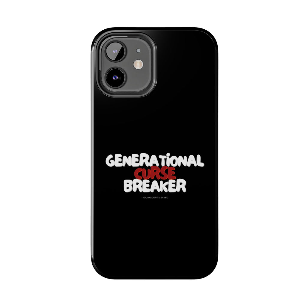 Generational Curse Breaker Tough Phone Cases, Durable Phone Cover, Gift for Millennials, Resilient Phone Case, Unique Smartphone Accessory