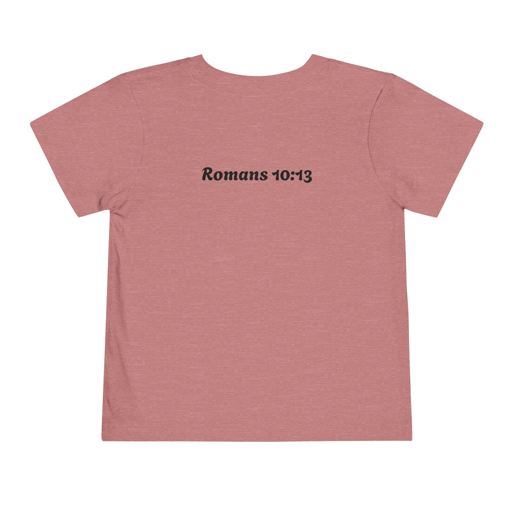 Generational Curse Breaker Toddler Short Sleeve Tee with 'Curse' Design and 'Romans 10:13' Quote, Cute Kids' Casual Top, Faith-Based Gift, Summer Essentials, [...]