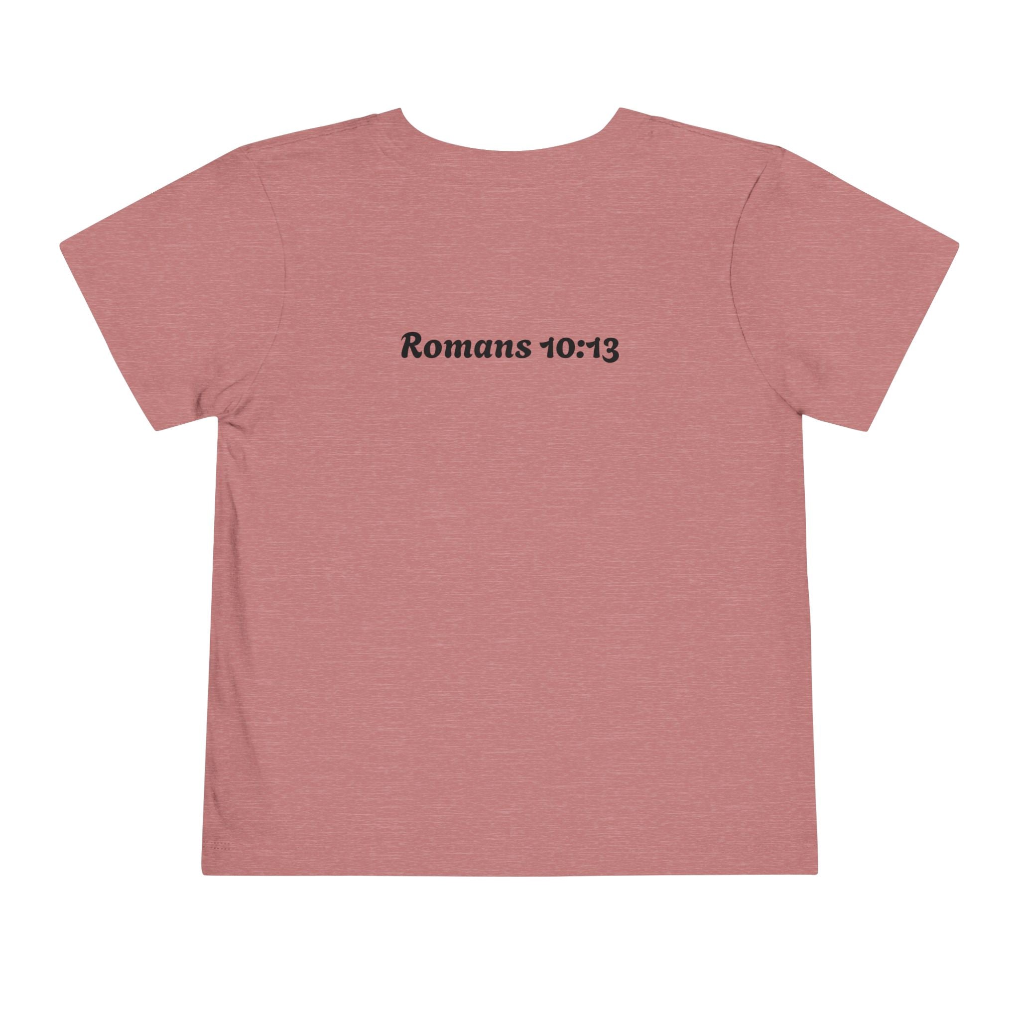 Generational Curse Breaker Toddler Short Sleeve Tee with 'Curse' Design and 'Romans 10:13' Quote, Cute Kids' Casual Top, Faith-Based Gift, Summer Essentials, [...]