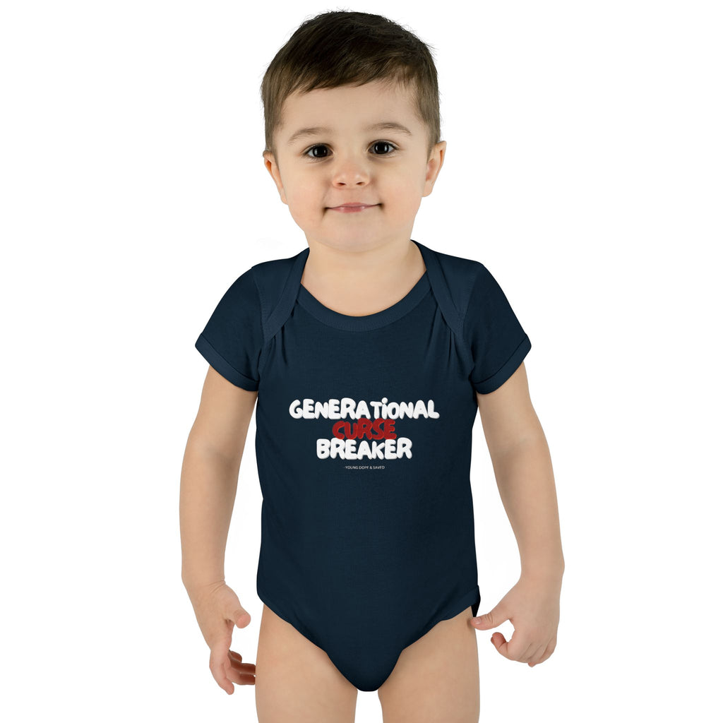 Generational Curse Breaker Infant Bodysuit | Cute Baby Outfit, Baby Shower Gift, Toddler Clothing, Inspirational Baby Onesie, Funny Gift