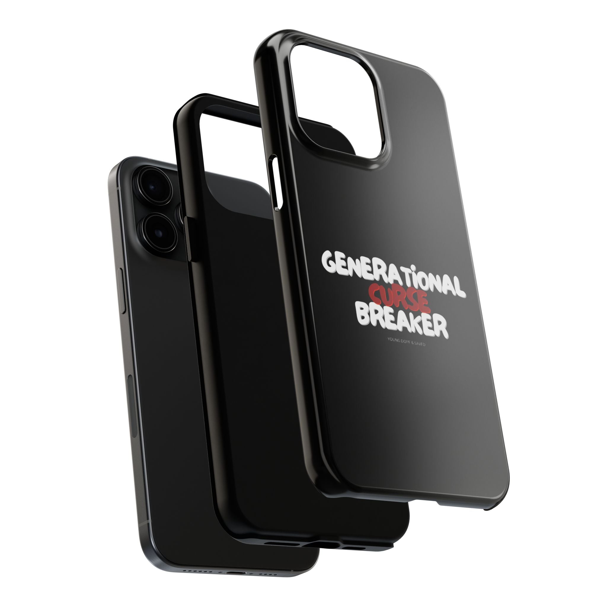 Generational Curse Breaker Tough Phone Cases, Durable Phone Cover, Gift for Millennials, Resilient Phone Case, Unique Smartphone Accessory