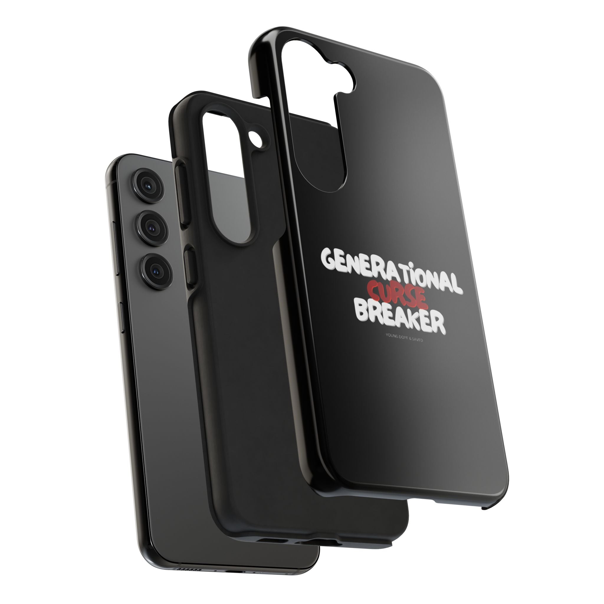 Generational Curse Breaker Tough Phone Cases, Durable Phone Cover, Gift for Millennials, Resilient Phone Case, Unique Smartphone Accessory