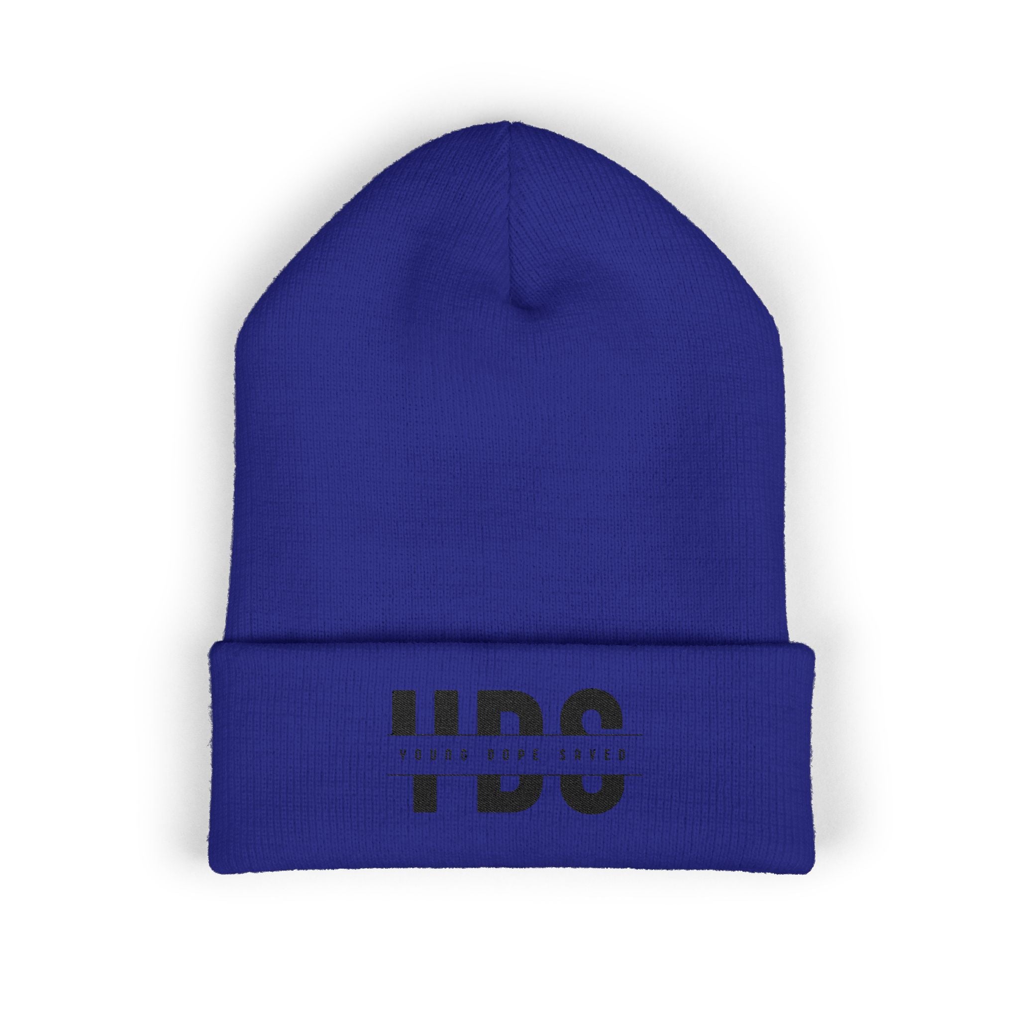 Classic Cuffed Young Dope & Saved Beanie with Embroidery, Stylish Winter Hat, Hipster Beanie, Gift for Him or Her, Winter Accessory, Streetwear Fashion