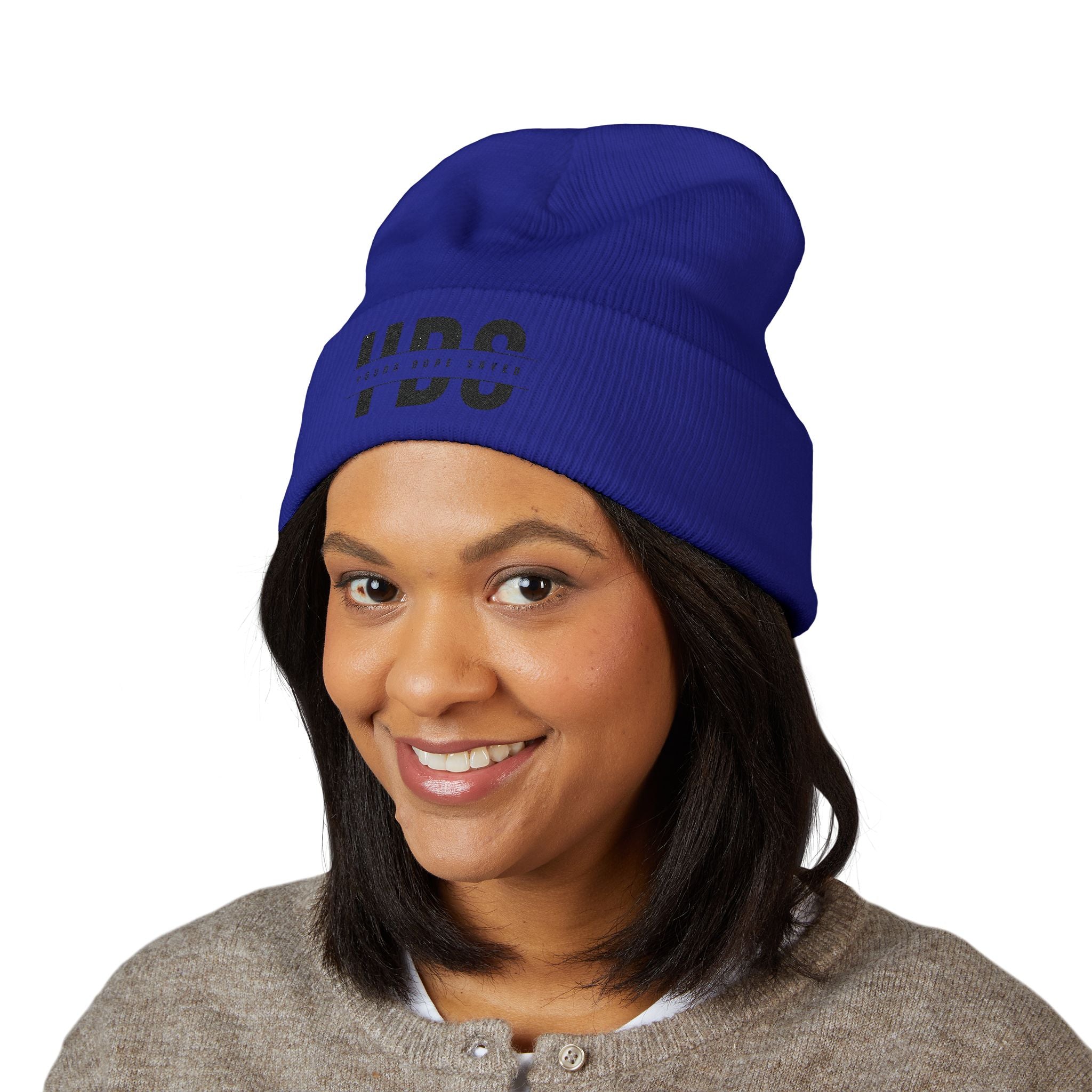 Classic Cuffed Young Dope & Saved Beanie with Embroidery, Stylish Winter Hat, Hipster Beanie, Gift for Him or Her, Winter Accessory, Streetwear Fashion