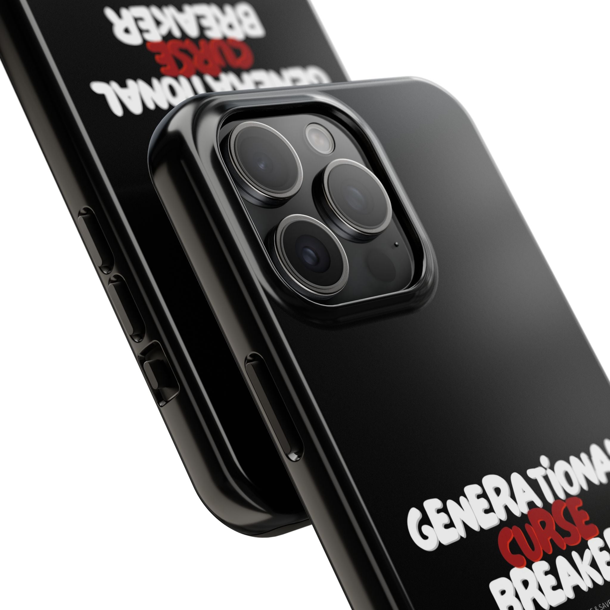 Generational Curse Breaker Tough Phone Cases, Durable Phone Cover, Gift for Millennials, Resilient Phone Case, Unique Smartphone Accessory