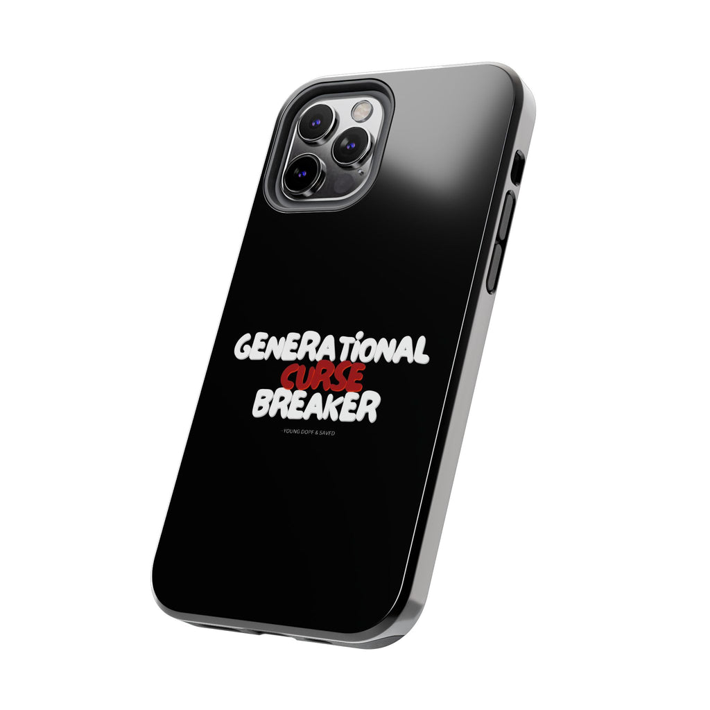 Generational Curse Breaker Tough Phone Cases, Durable Phone Cover, Gift for Millennials, Resilient Phone Case, Unique Smartphone Accessory