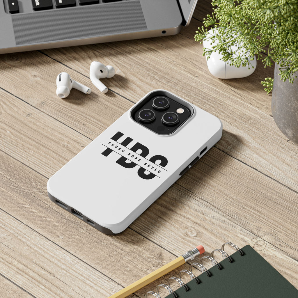 Young Dope & Saved Bold Tough Phone Cases - Stylish Protective Cover for Young Trendsetters, Unique Gift for Teens, Durable Phone Accessories, Modern Design