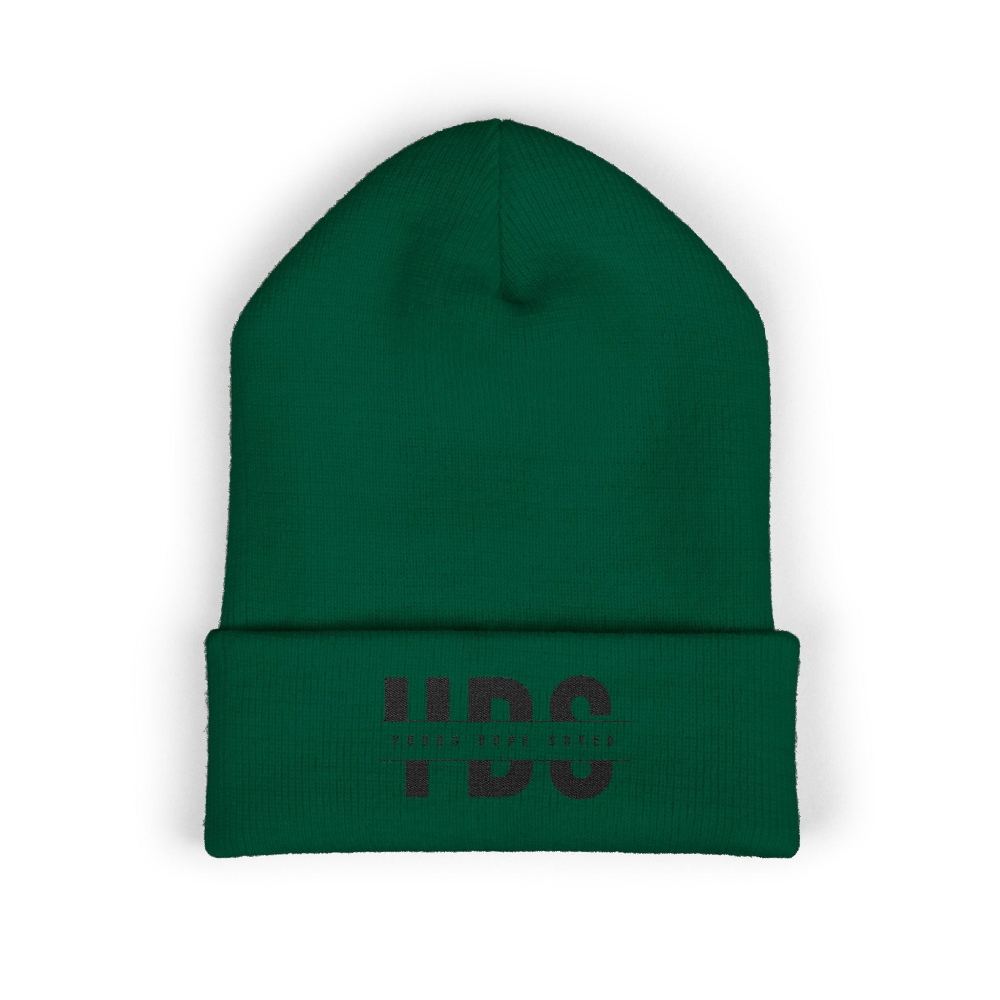 Classic Cuffed Young Dope & Saved Beanie with Embroidery, Stylish Winter Hat, Hipster Beanie, Gift for Him or Her, Winter Accessory, Streetwear Fashion