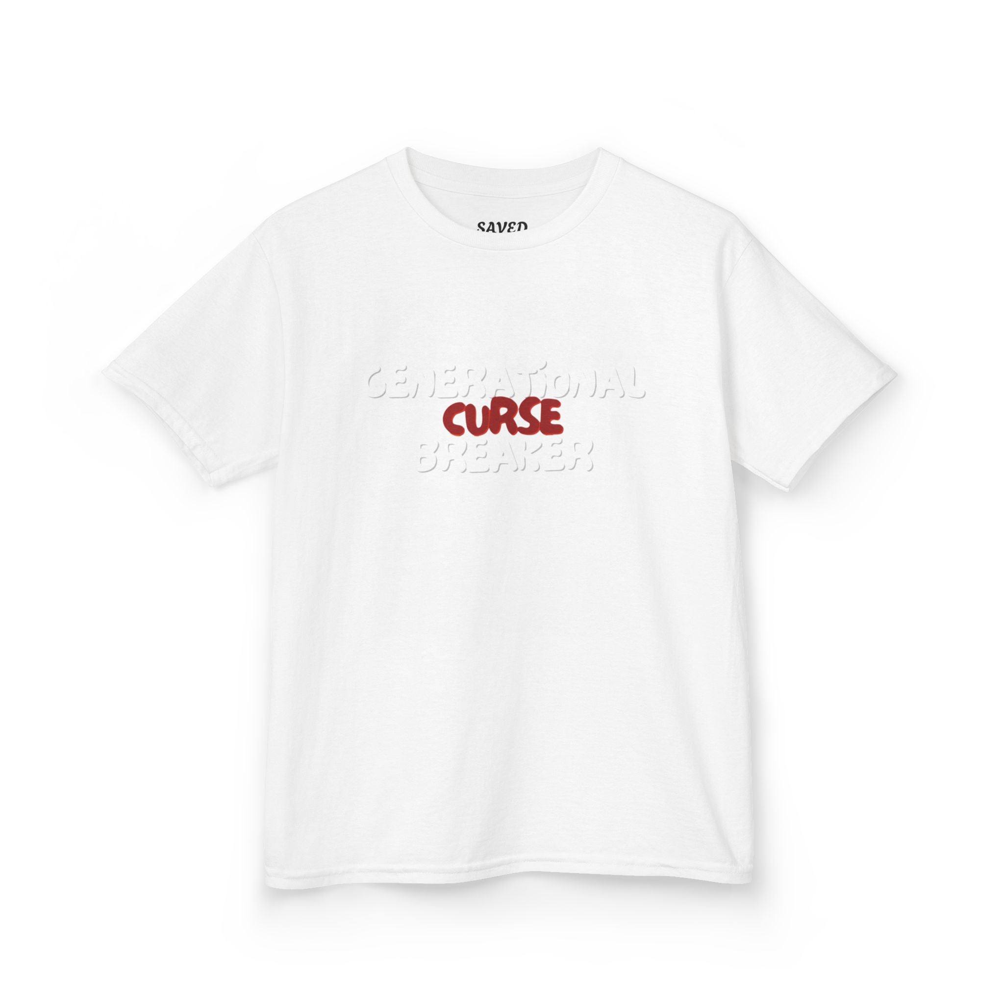 Generational Curse Breaker Inspirational Kids Tee with Scripture, Youth Casual Wear, Faith-Based Gift, Religious Kids Apparel, Cute Christian Shirt