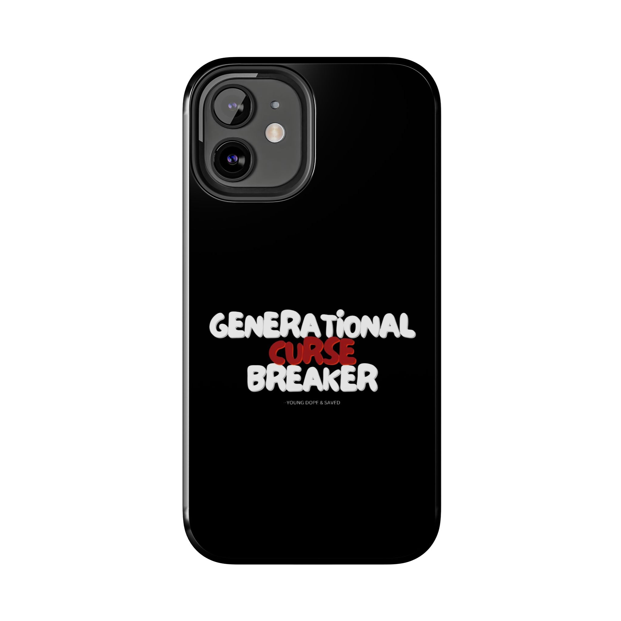 Generational Curse Breaker Tough Phone Cases, Durable Phone Cover, Gift for Millennials, Resilient Phone Case, Unique Smartphone Accessory