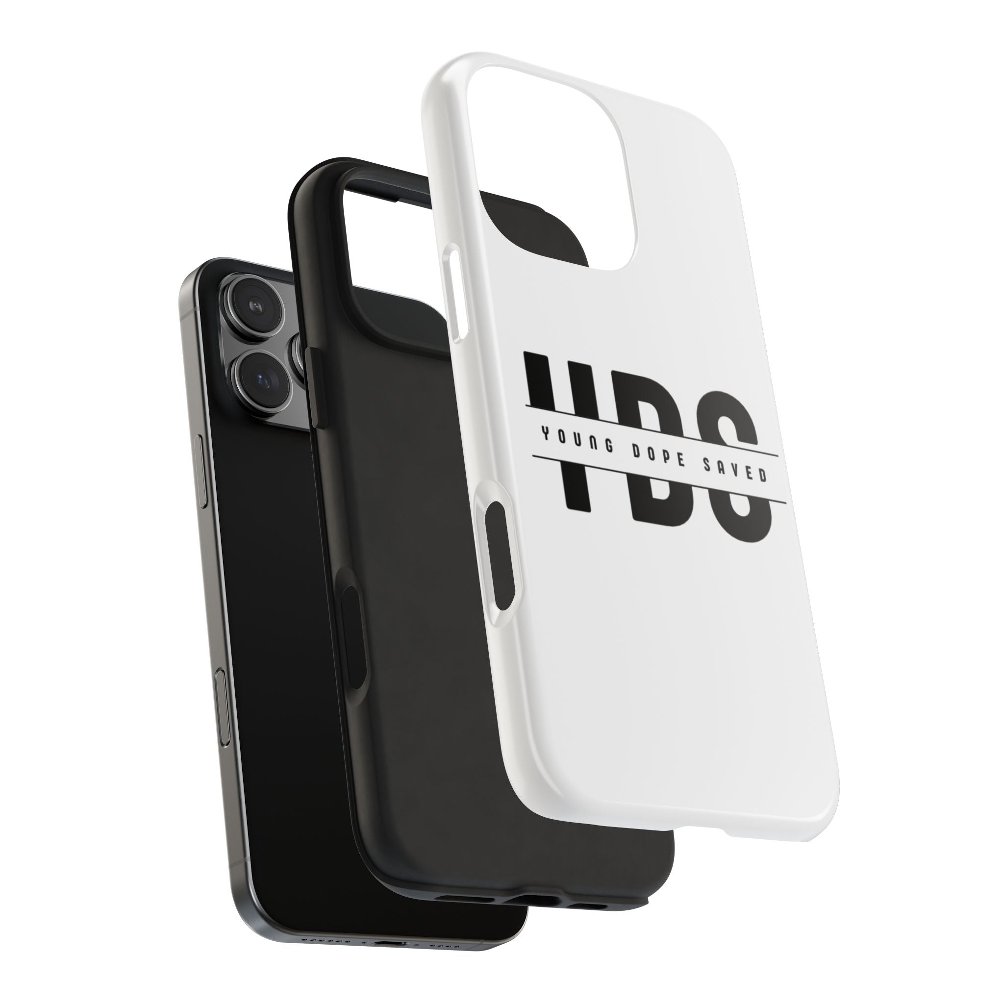 Young Dope & Saved Bold Tough Phone Cases - Stylish Protective Cover for Young Trendsetters, Unique Gift for Teens, Durable Phone Accessories, Modern Design