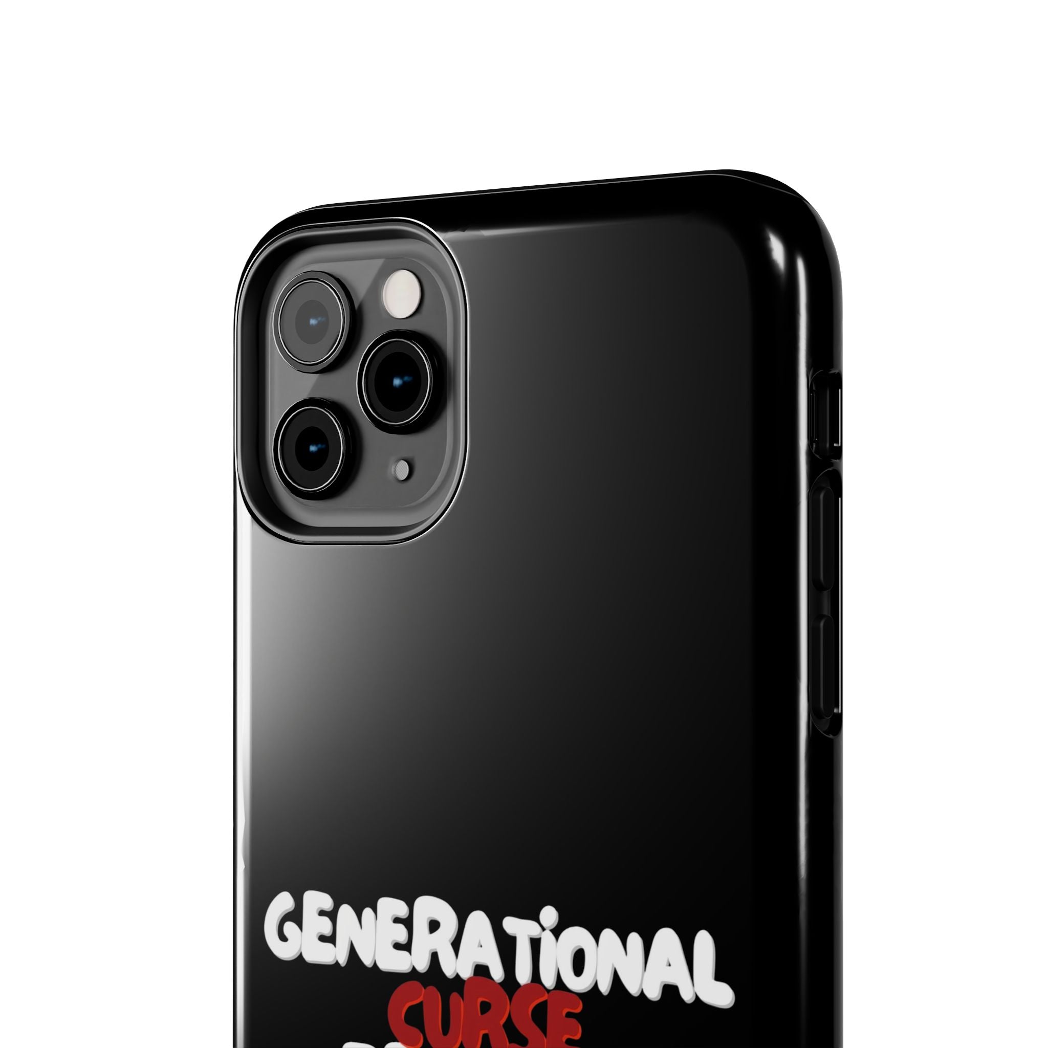 Generational Curse Breaker Tough Phone Cases, Durable Phone Cover, Gift for Millennials, Resilient Phone Case, Unique Smartphone Accessory