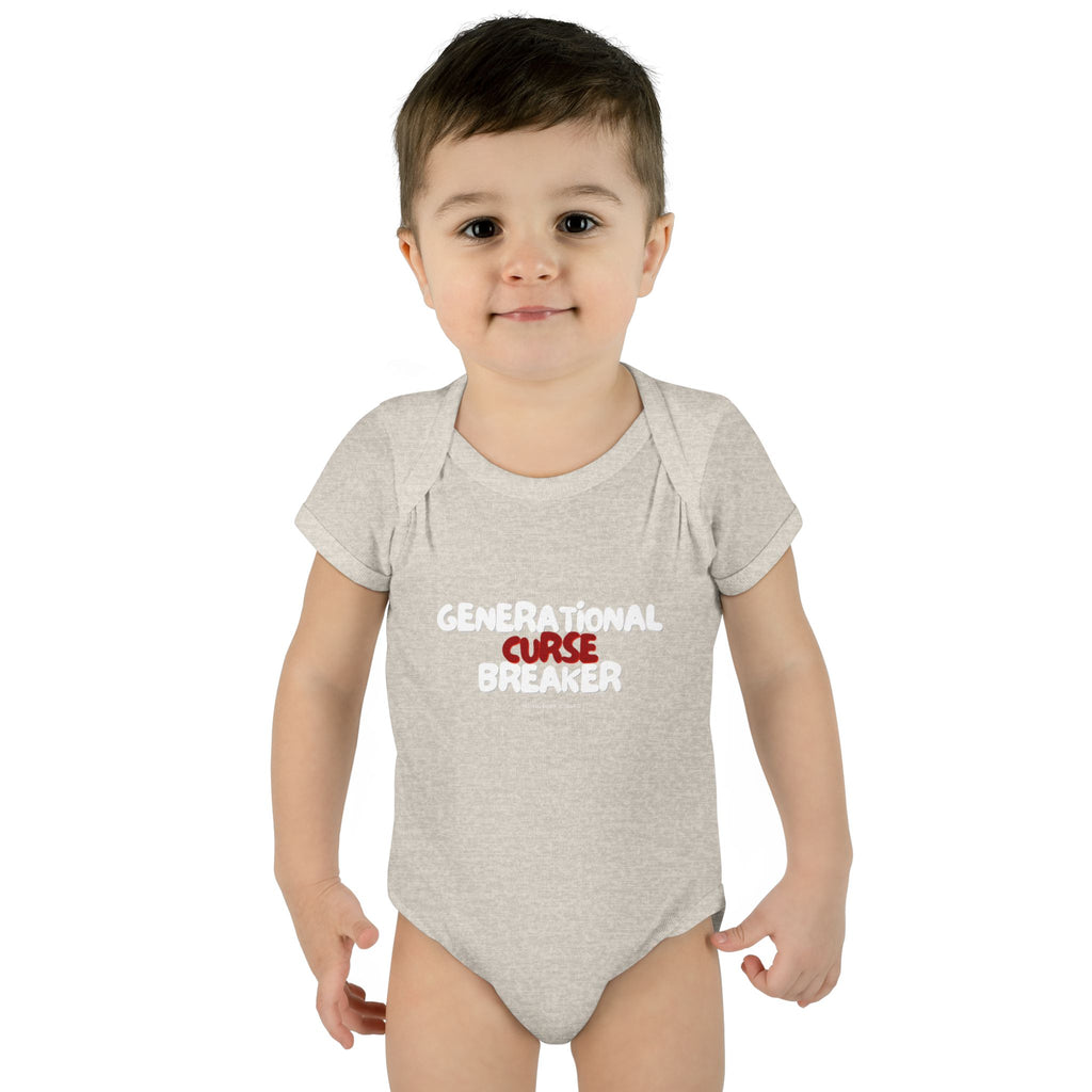 Generational Curse Breaker Infant Bodysuit | Cute Baby Outfit, Baby Shower Gift, Toddler Clothing, Inspirational Baby Onesie, Funny Gift