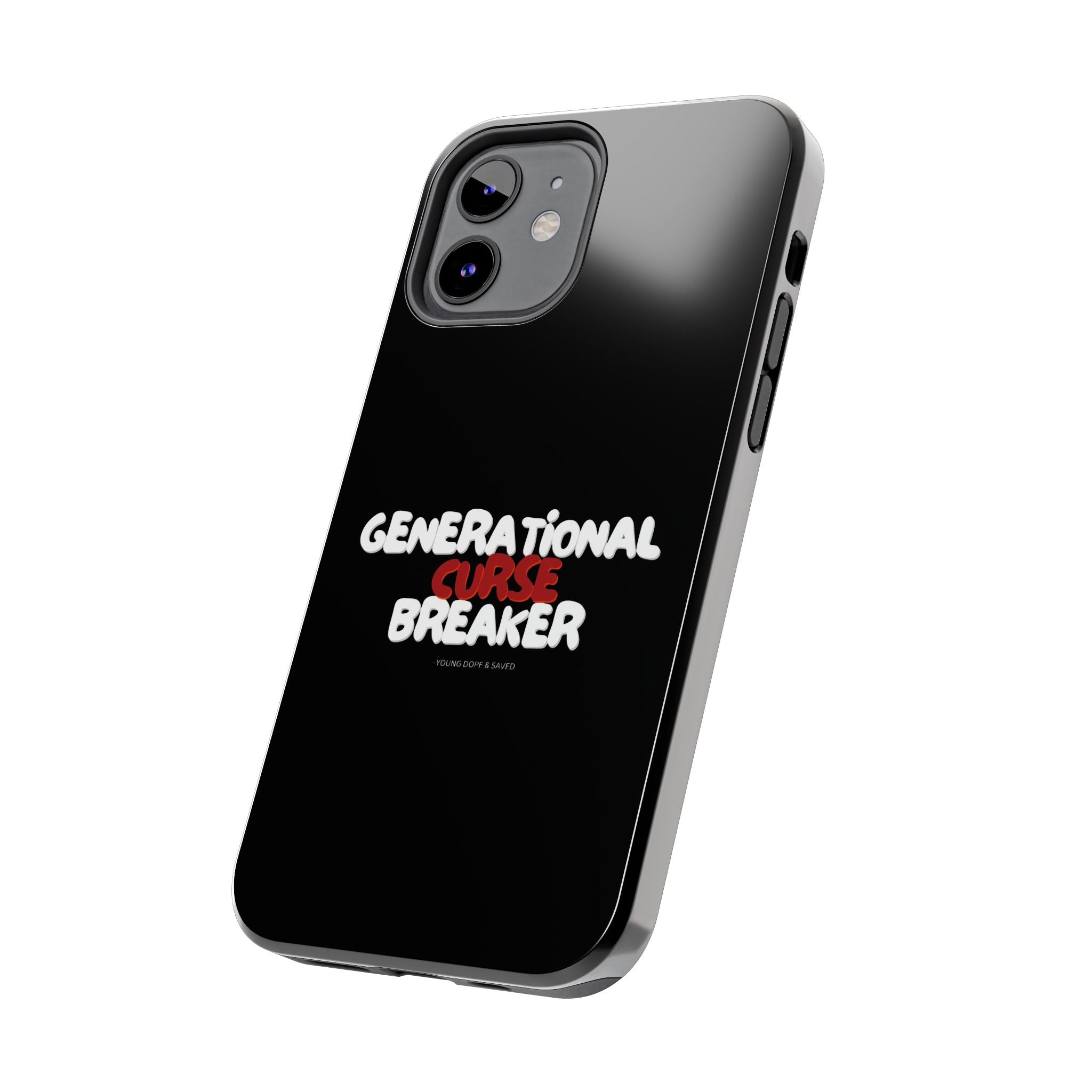 Generational Curse Breaker Tough Phone Cases, Durable Phone Cover, Gift for Millennials, Resilient Phone Case, Unique Smartphone Accessory