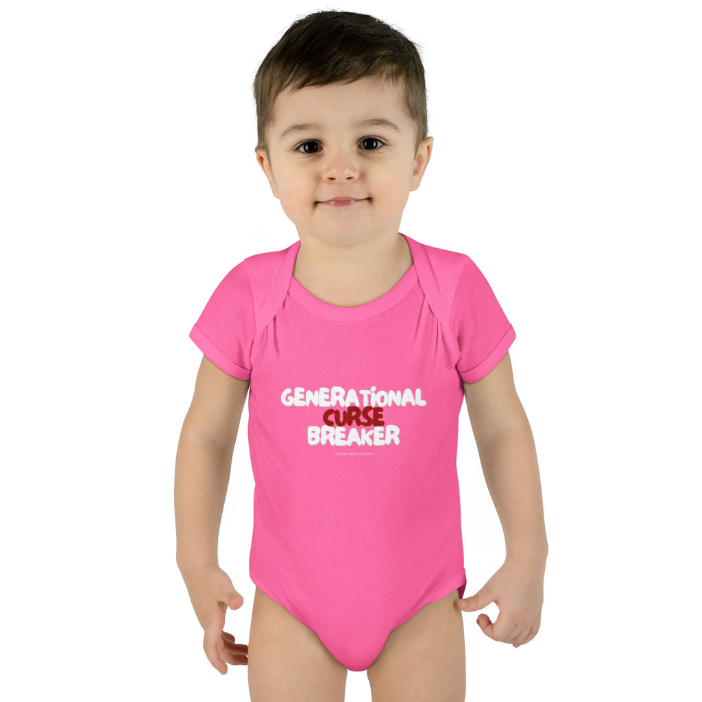 Generational Curse Breaker Infant Bodysuit | Cute Baby Outfit, Baby Shower Gift, Toddler Clothing, Inspirational Baby Onesie, Funny Gift