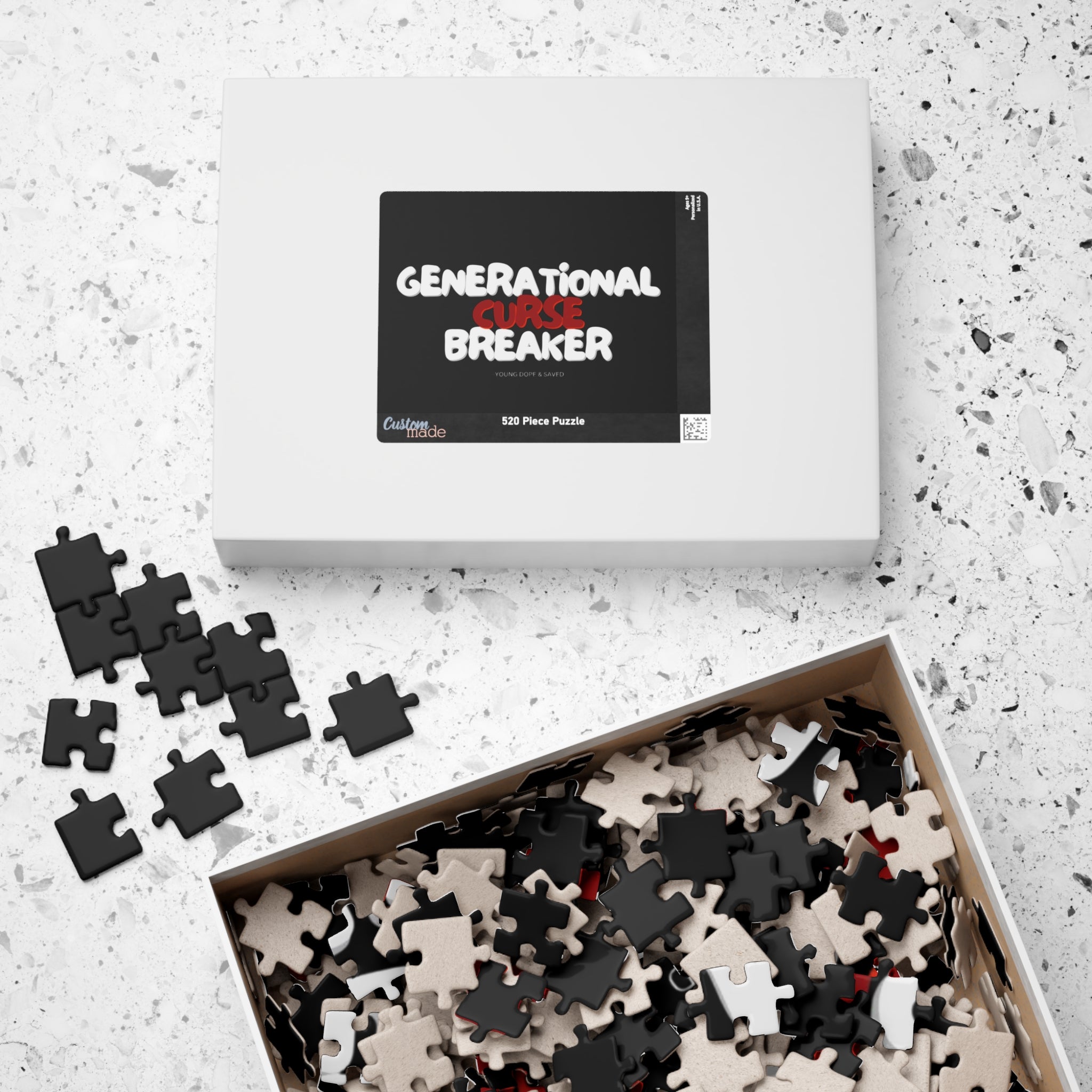 Generational Curse Breaker Puzzle - Family Bonding, Mindful Challenge, Gift for All Occasions, Inspire Resilience, Interactive Decor