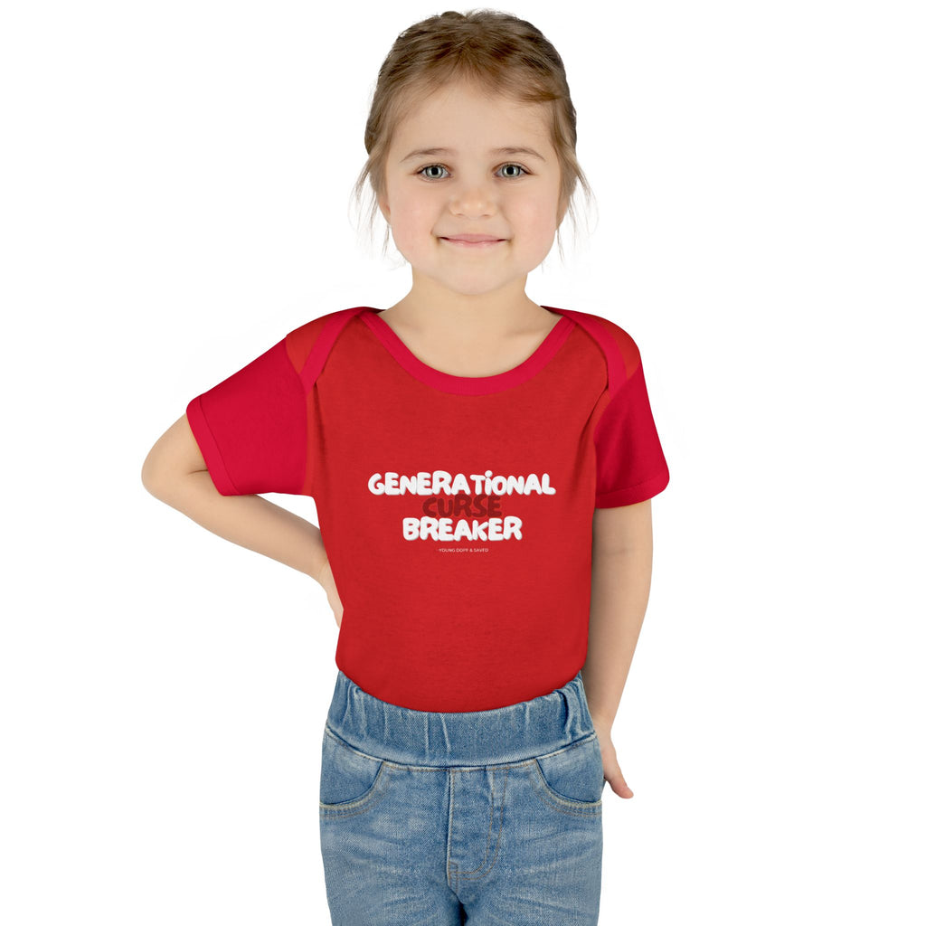Generational Curse Breaker Infant Bodysuit | Cute Baby Outfit, Baby Shower Gift, Toddler Clothing, Inspirational Baby Onesie, Funny Gift