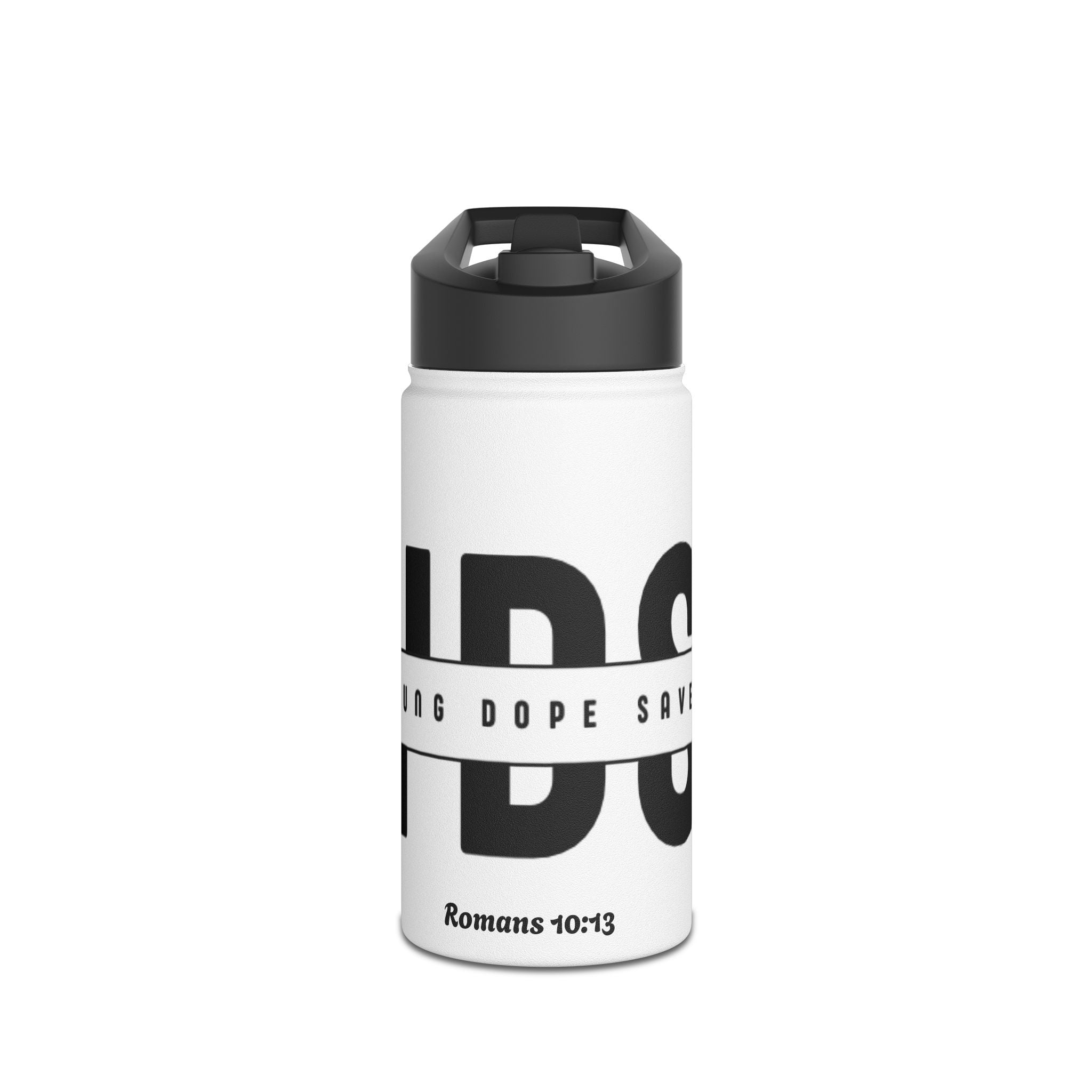 Inspirational Stainless Steel Water Bottle with Romans 10:13, Motivational Hydro Flask, Faith-Based Gift, Sports Water Bottle, [...]