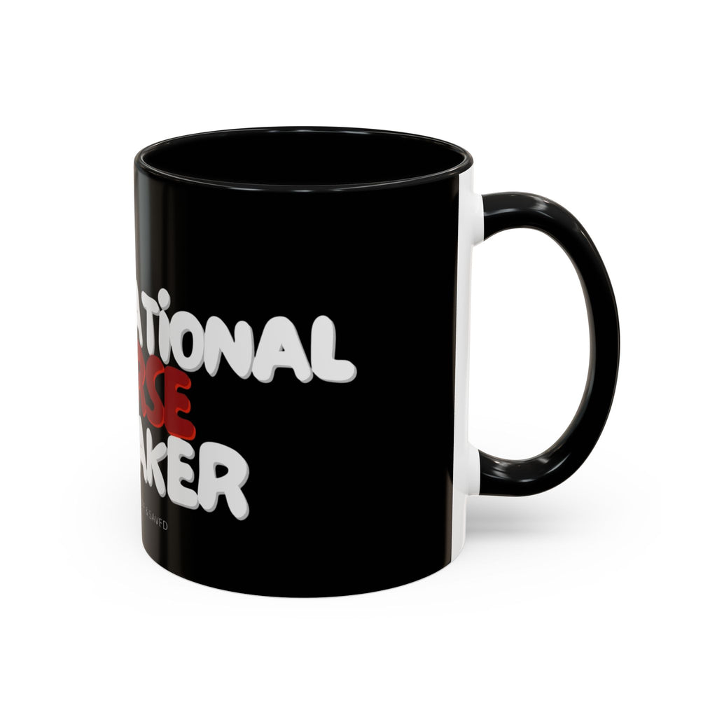 Curse Breaker Accent Coffee Mug - Faithful Daily Reminder, Inspirational Gift, Romans 10:13, Unique Coffee Cup, Religious Home Decor