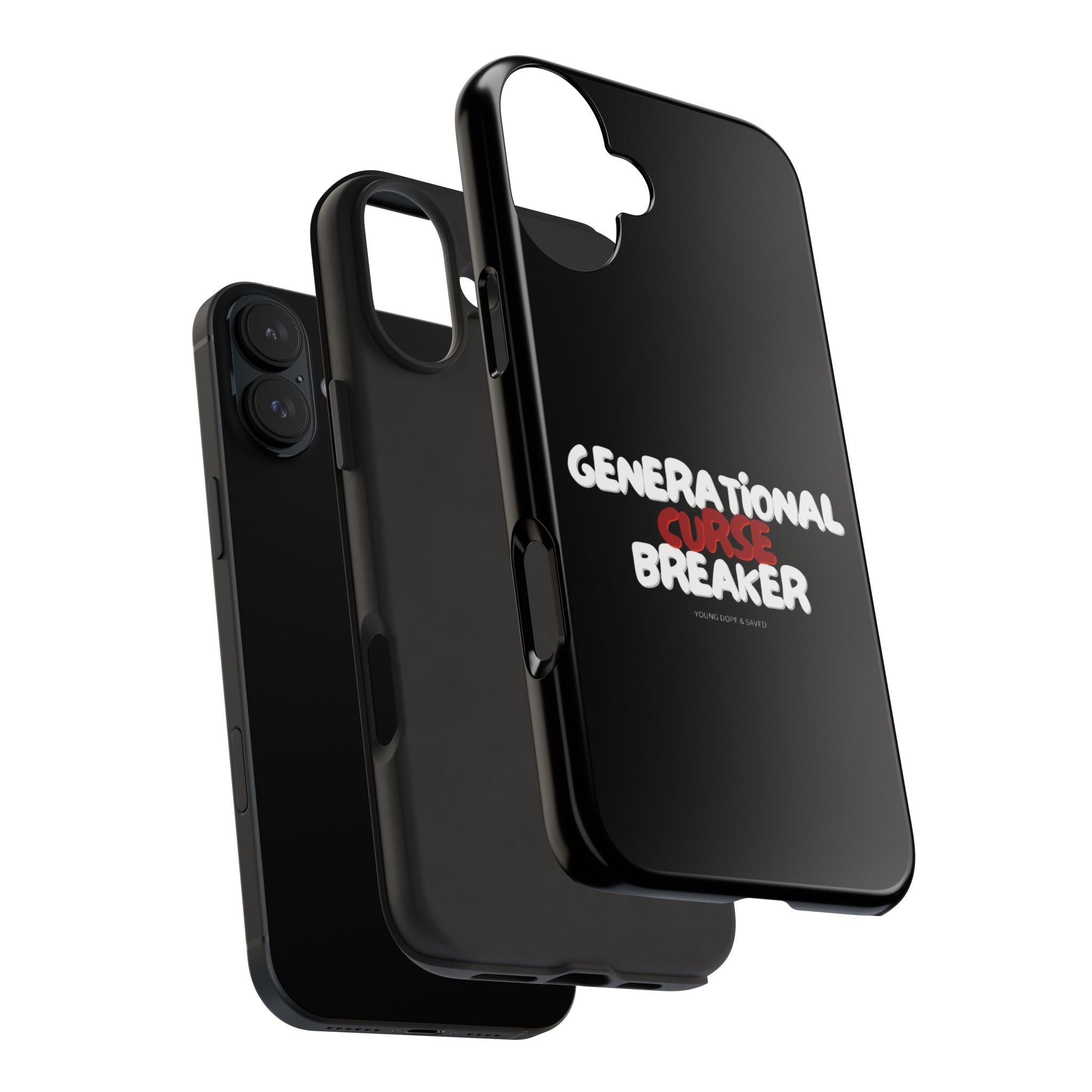 Generational Curse Breaker Tough Phone Cases, Durable Phone Cover, Gift for Millennials, Resilient Phone Case, Unique Smartphone Accessory