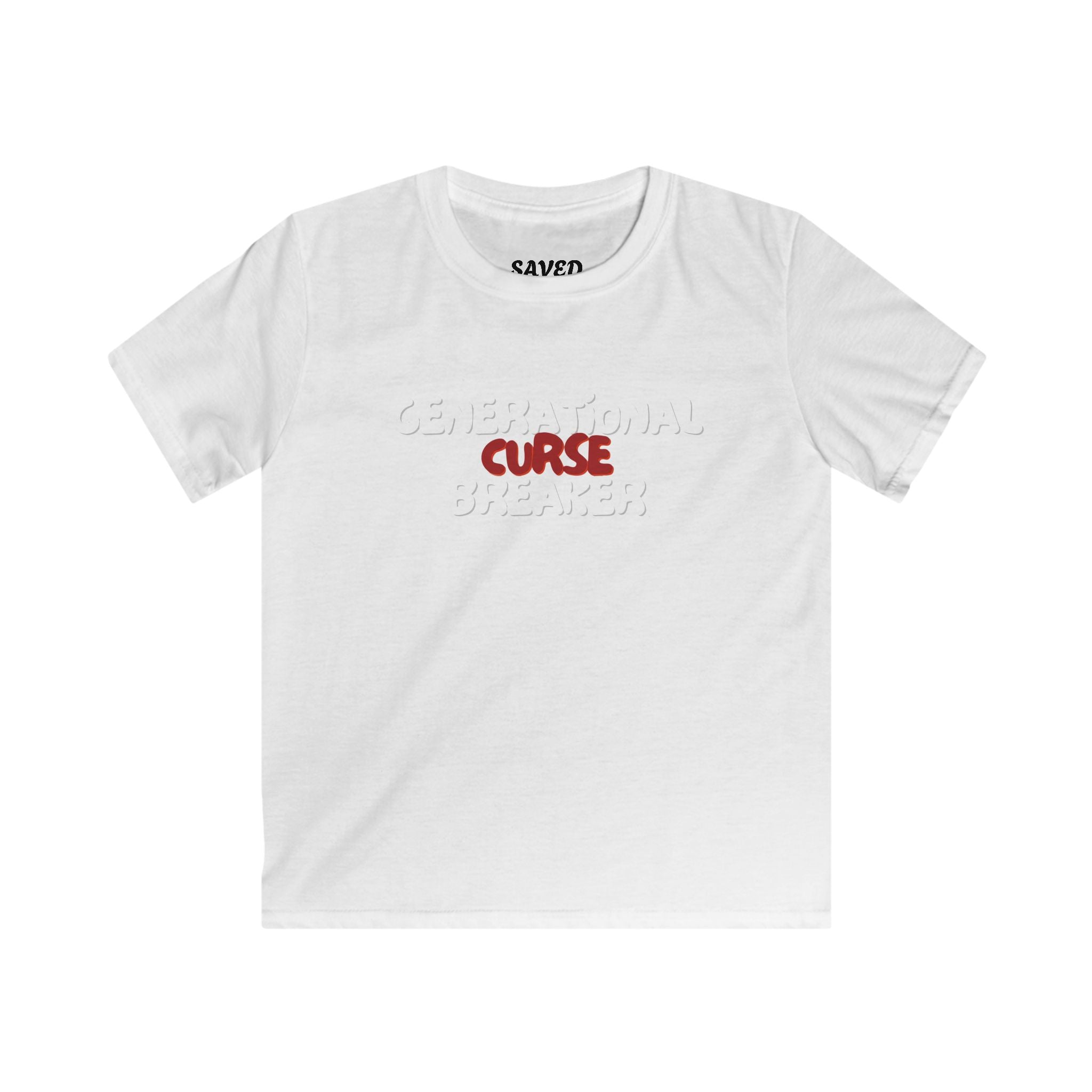 Generational Curse Breaker, Kids Inspirational Tee, Faith-Based Cotton T-Shirt, Religious Kids Clothing, Bible Verse Apparel, Cute Boys or Girls Gift