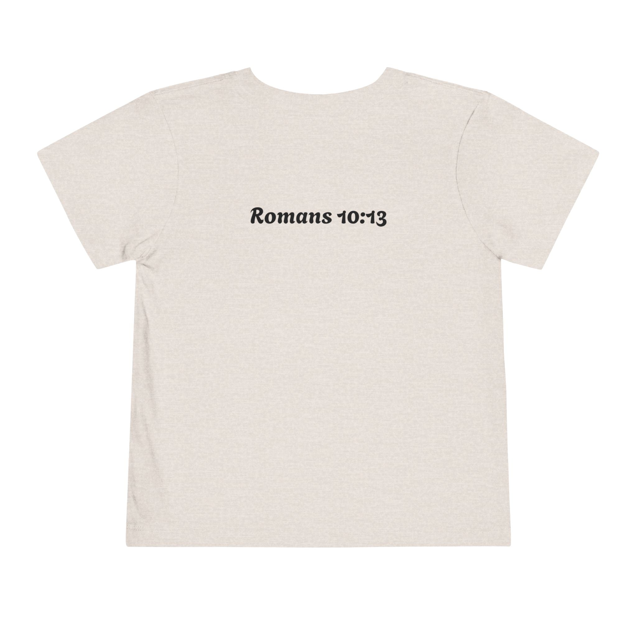 Generational Curse Breaker Toddler Short Sleeve Tee with 'Curse' Design and 'Romans 10:13' Quote, Cute Kids' Casual Top, Faith-Based Gift, Summer Essentials, [...]