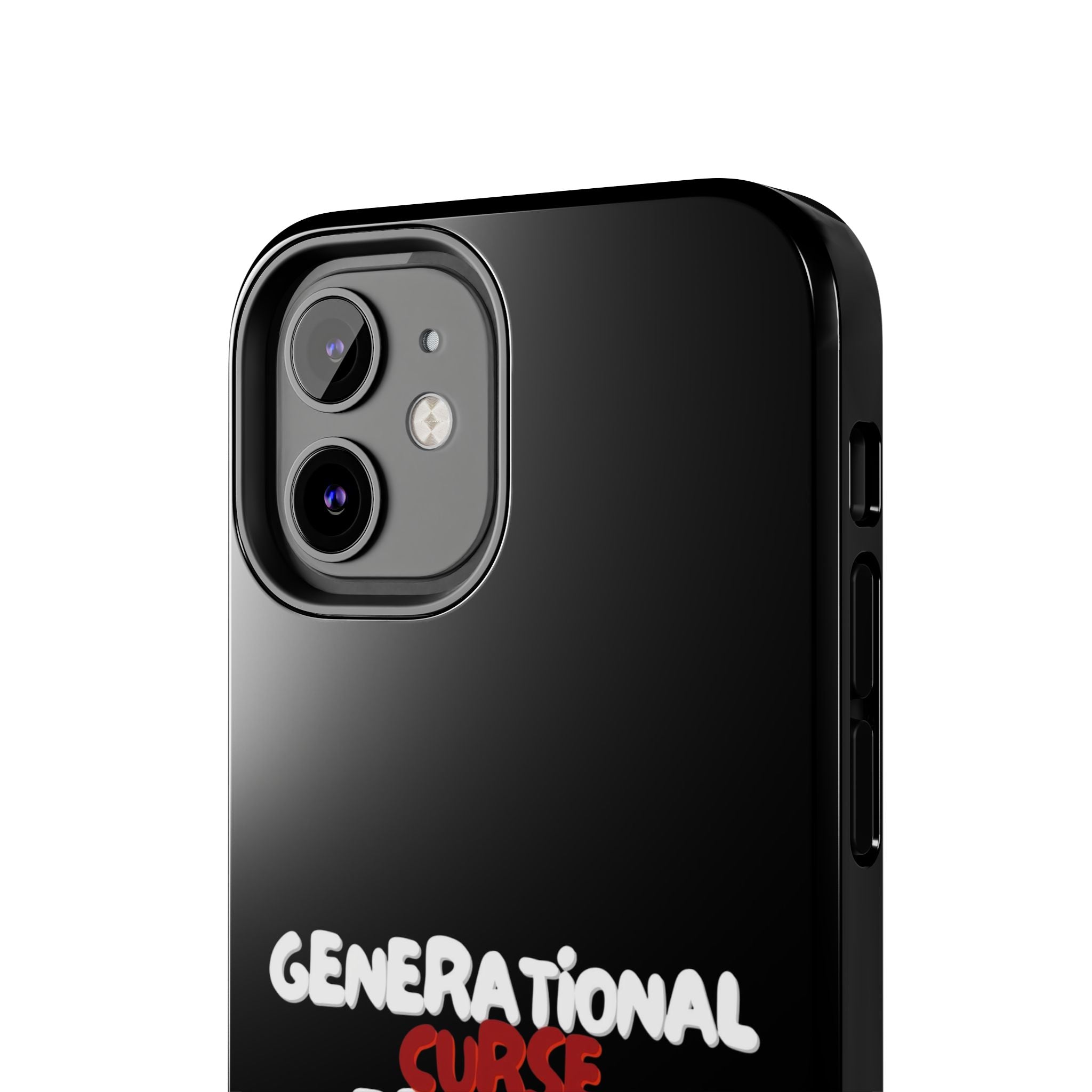 Generational Curse Breaker Tough Phone Cases, Durable Phone Cover, Gift for Millennials, Resilient Phone Case, Unique Smartphone Accessory