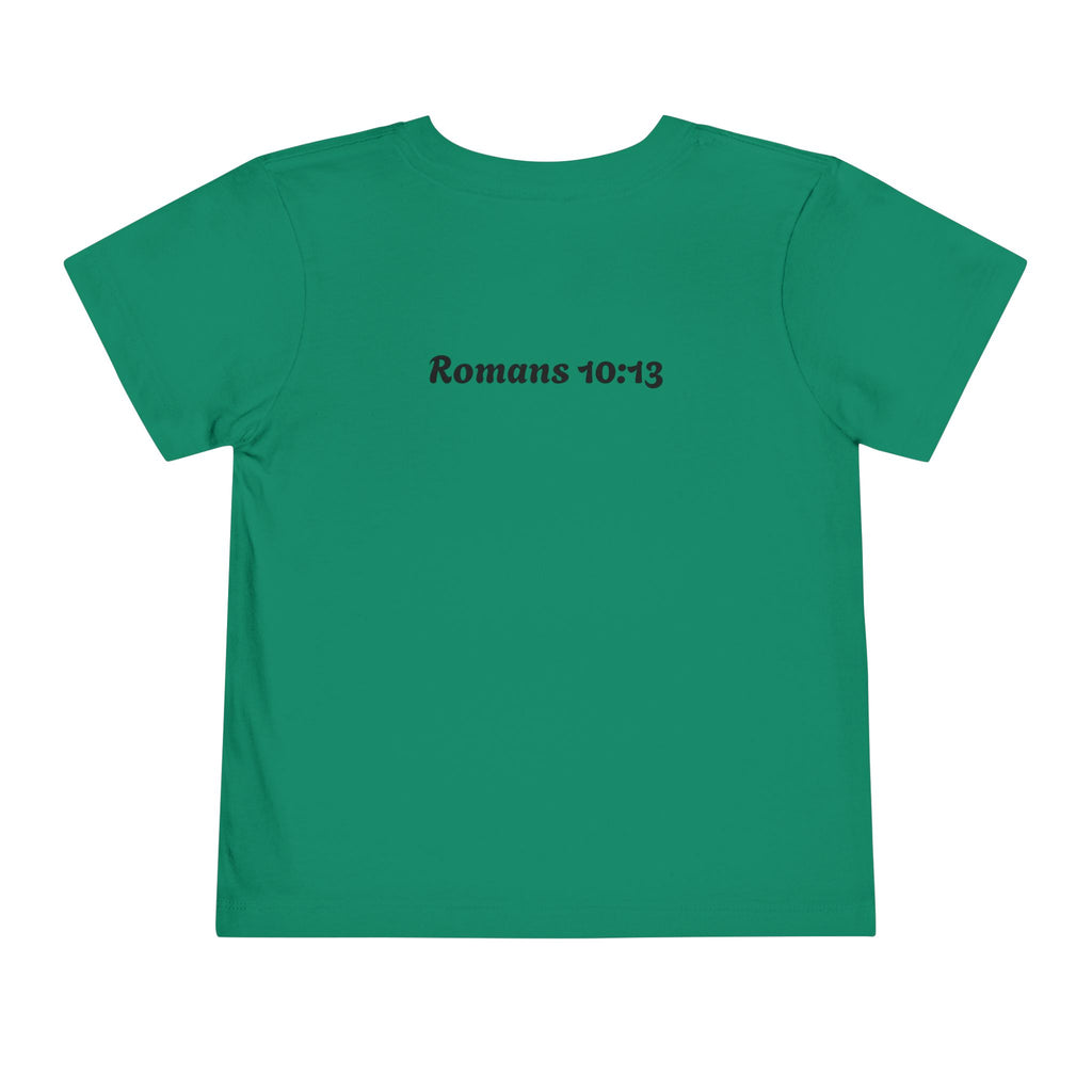 Generational Curse Breaker Toddler Short Sleeve Tee with 'Curse' Design and 'Romans 10:13' Quote, Cute Kids' Casual Top, Faith-Based Gift, Summer Essentials, [...]