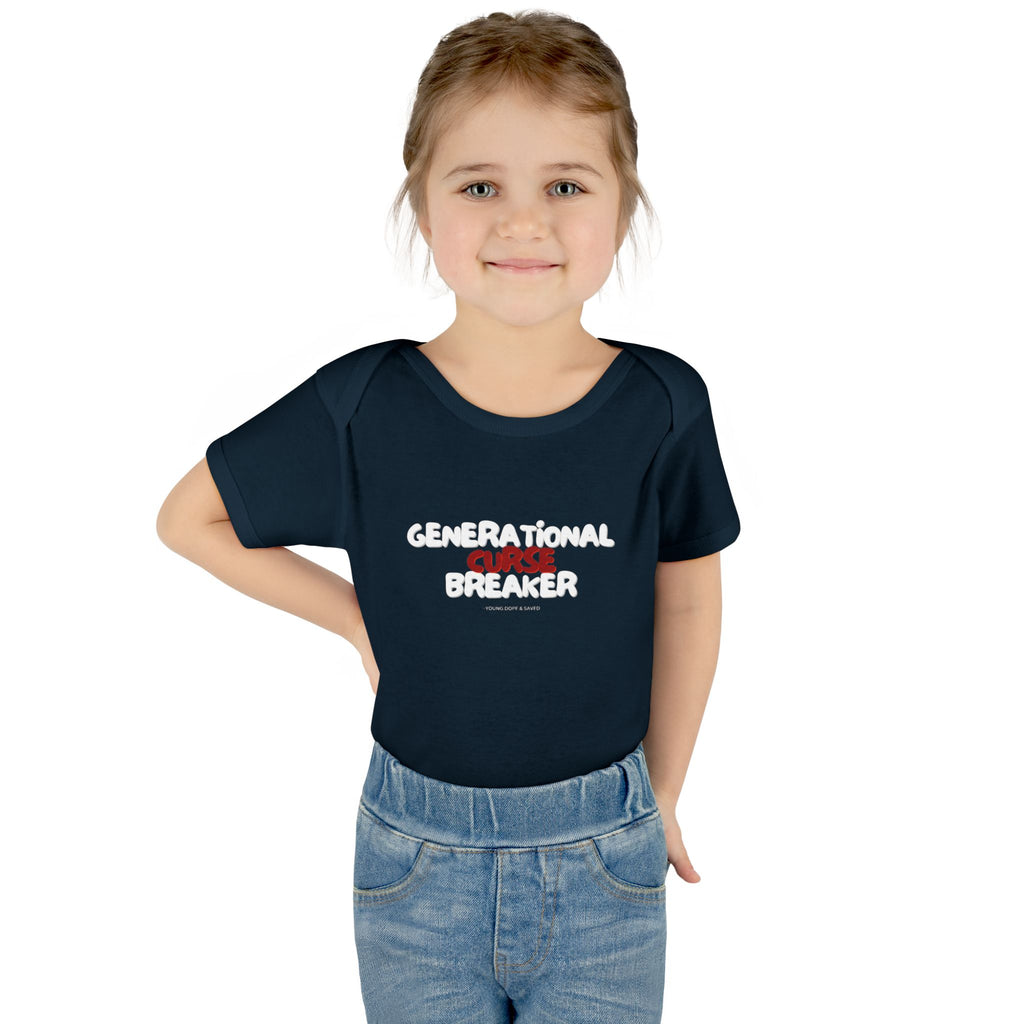 Generational Curse Breaker Infant Bodysuit | Cute Baby Outfit, Baby Shower Gift, Toddler Clothing, Inspirational Baby Onesie, Funny Gift