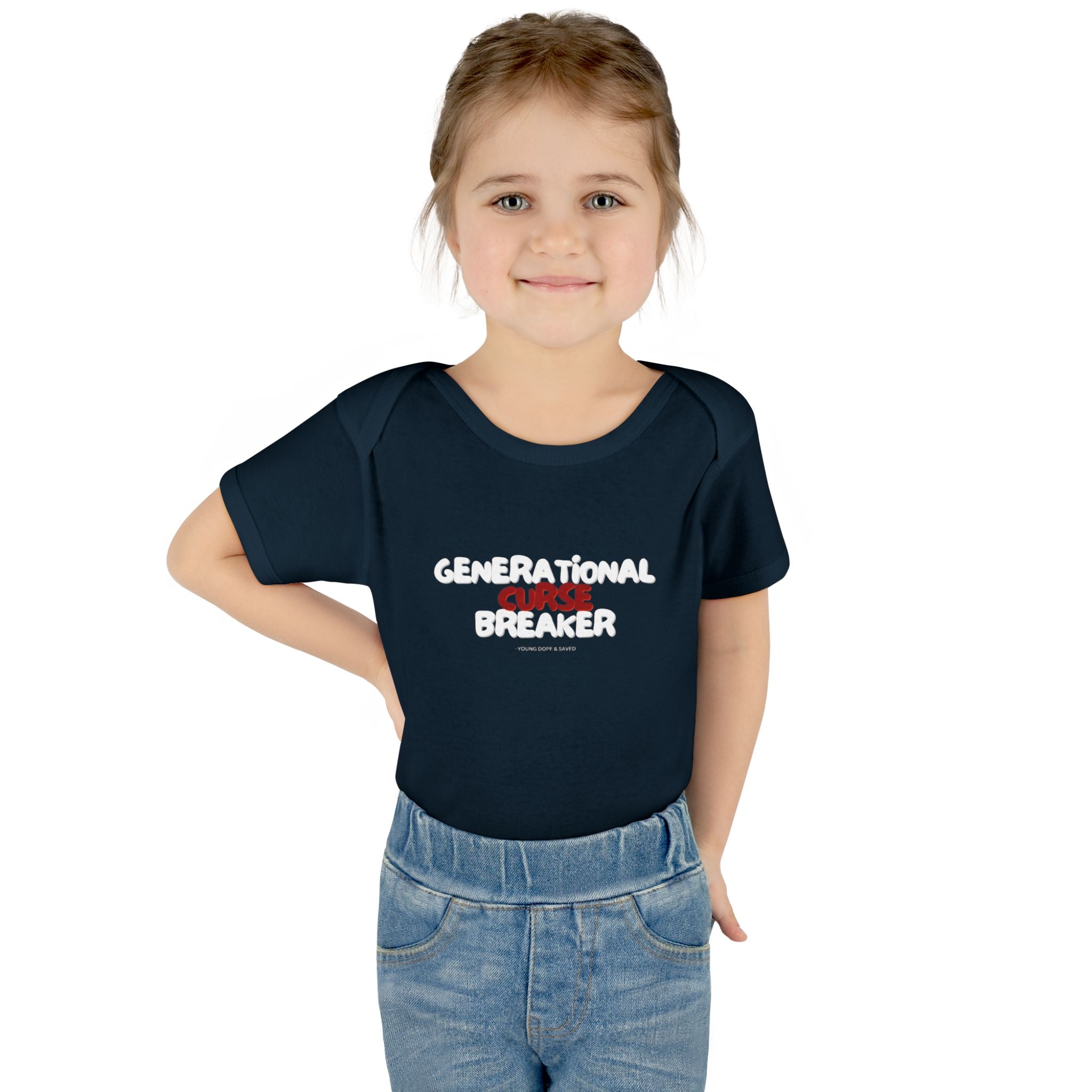 Generational Curse Breaker Infant Bodysuit | Cute Baby Outfit, Baby Shower Gift, Toddler Clothing, Inspirational Baby Onesie, Funny Gift