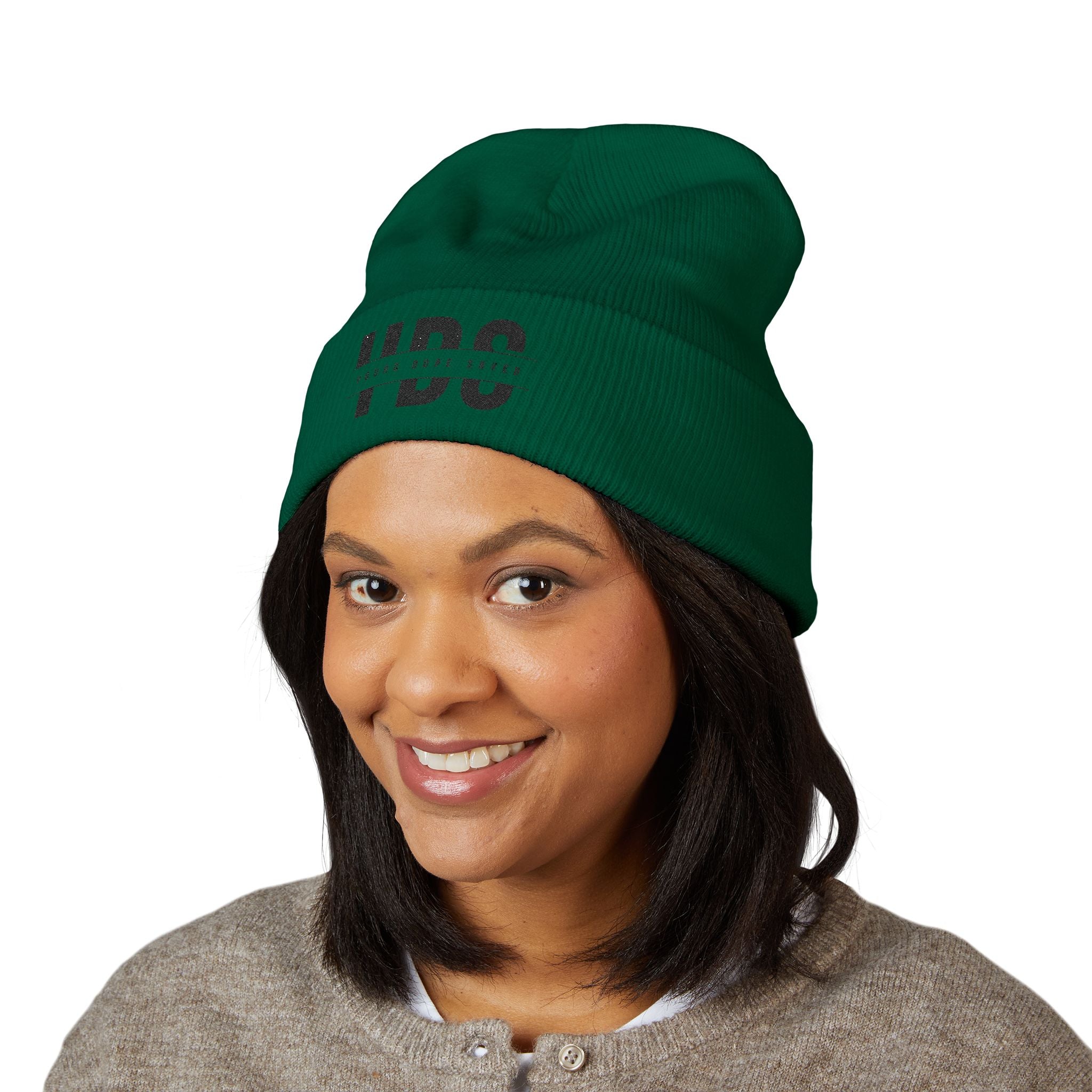 Classic Cuffed Young Dope & Saved Beanie with Embroidery, Stylish Winter Hat, Hipster Beanie, Gift for Him or Her, Winter Accessory, Streetwear Fashion