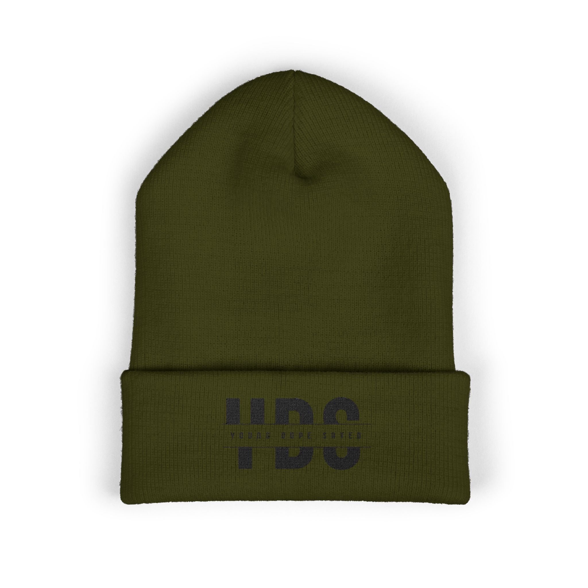 Classic Cuffed Young Dope & Saved Beanie with Embroidery, Stylish Winter Hat, Hipster Beanie, Gift for Him or Her, Winter Accessory, Streetwear Fashion