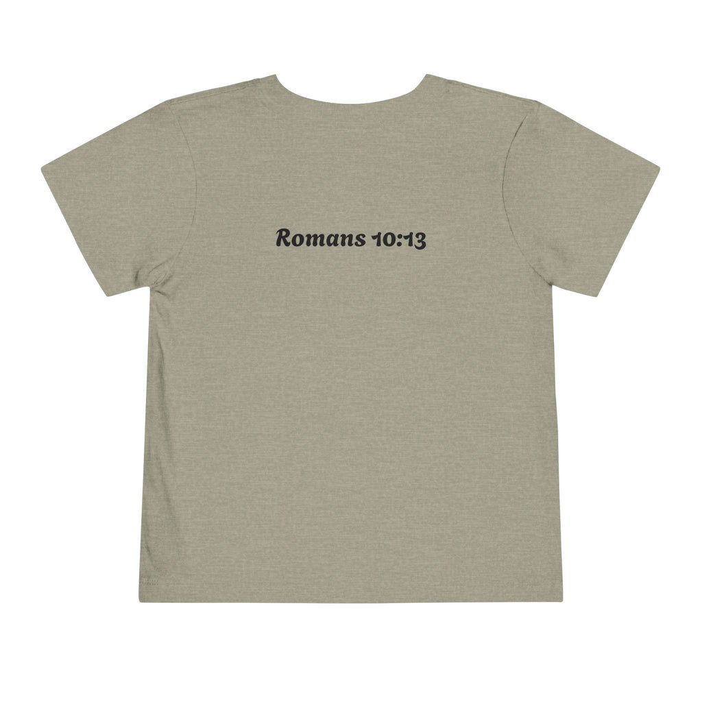 Generational Curse Breaker Toddler Short Sleeve Tee with 'Curse' Design and 'Romans 10:13' Quote, Cute Kids' Casual Top, Faith-Based Gift, Summer Essentials, [...]