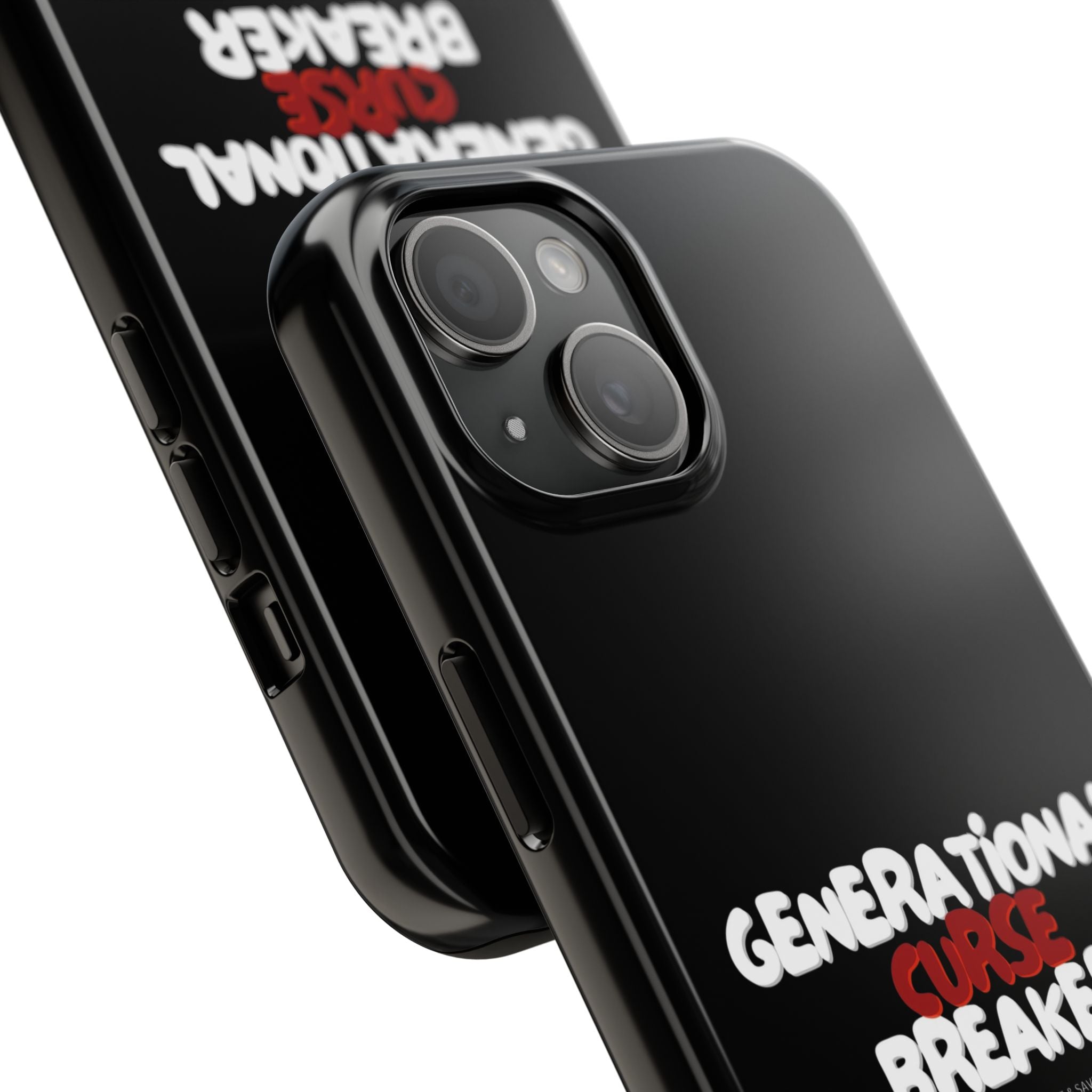 Generational Curse Breaker Tough Phone Cases, Durable Phone Cover, Gift for Millennials, Resilient Phone Case, Unique Smartphone Accessory