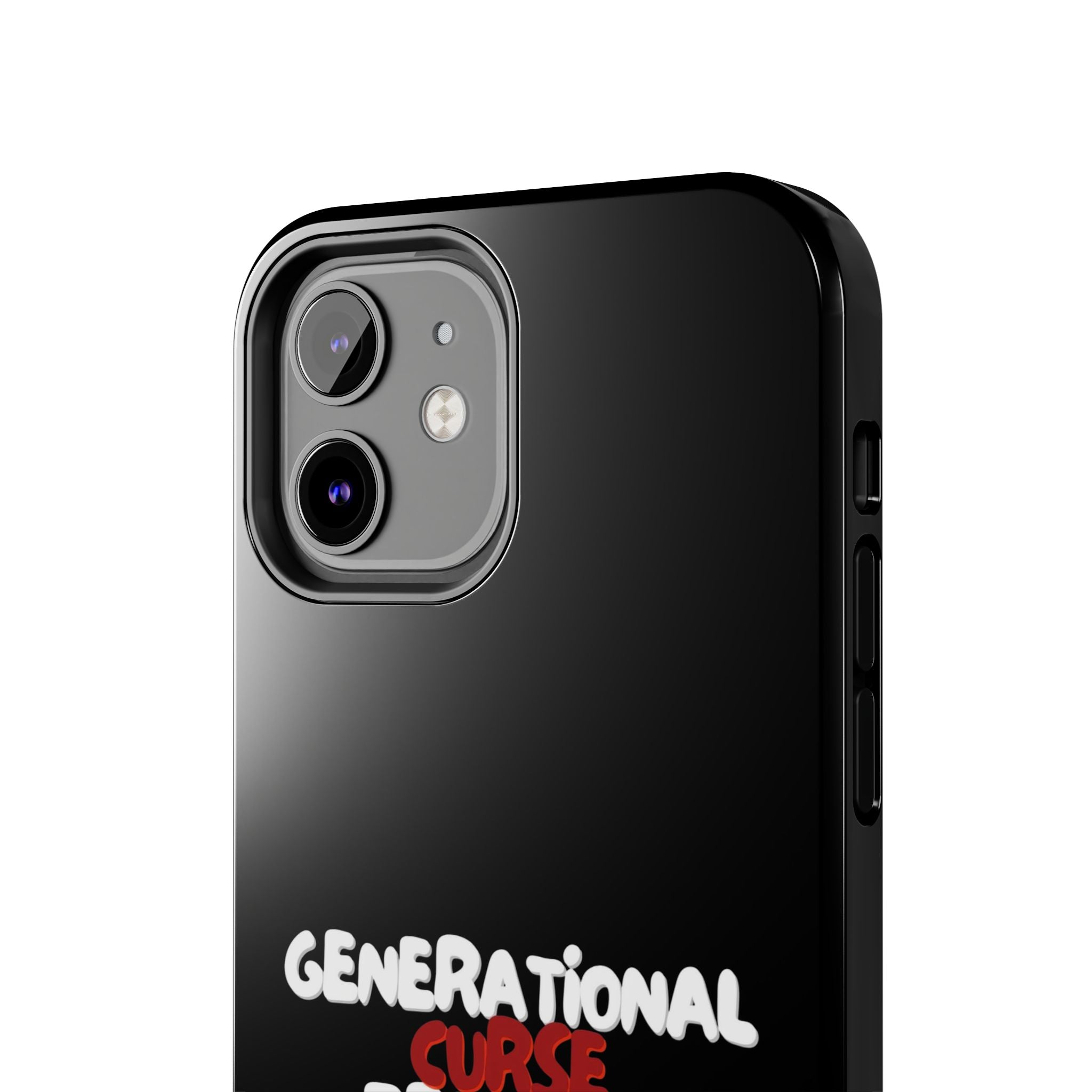 Generational Curse Breaker Tough Phone Cases, Durable Phone Cover, Gift for Millennials, Resilient Phone Case, Unique Smartphone Accessory