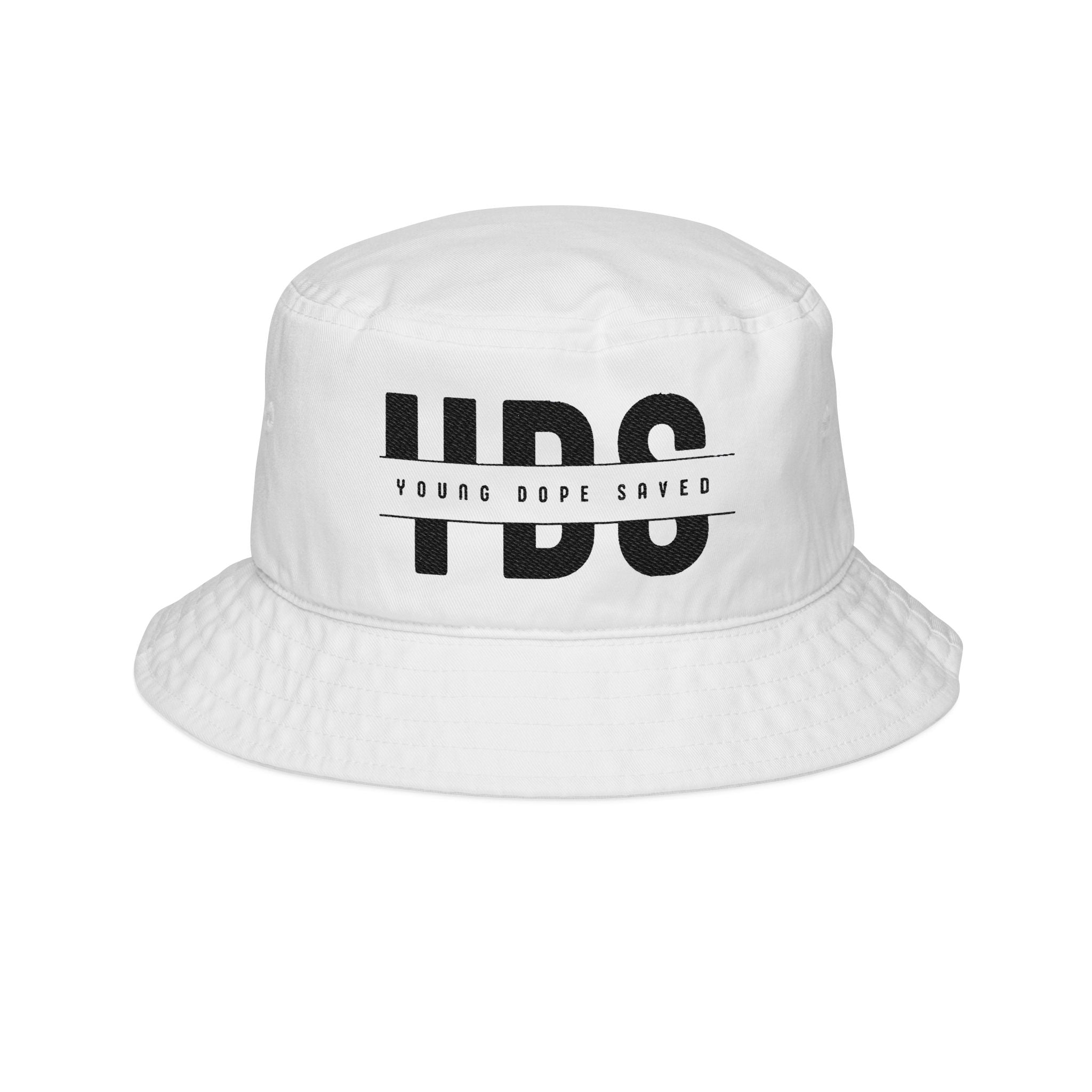 Young Dope & Saved Embroidered Bucket Hat, Trendy Summer Accessory, Perfect for Beach Days, Festivals, and Casual Outings