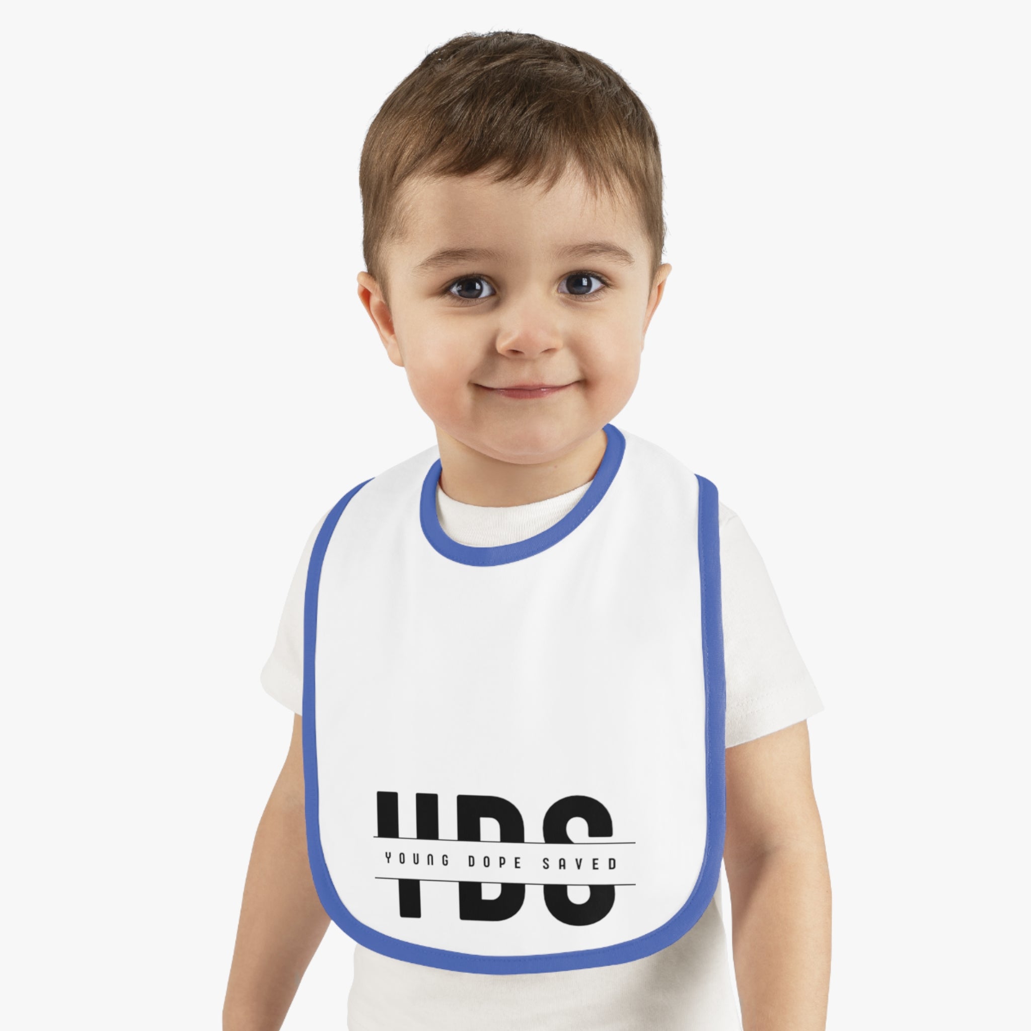 Stylish Young Dope & Saved Baby Bib for Trendy Toddlers | Unique Gift for Baby Showers, First Birthdays, or Everyday Use
